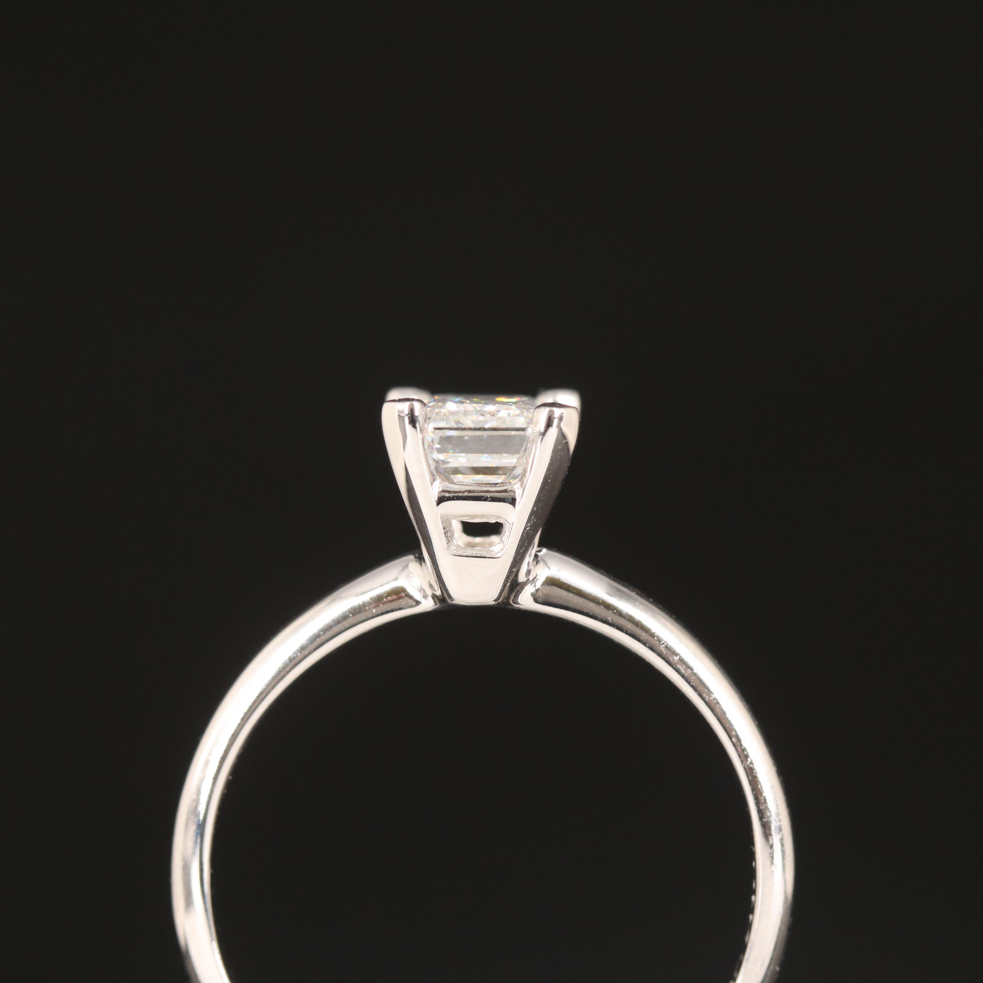 14K 0.60 CT Lab Grown Diamond Solitaire Ring