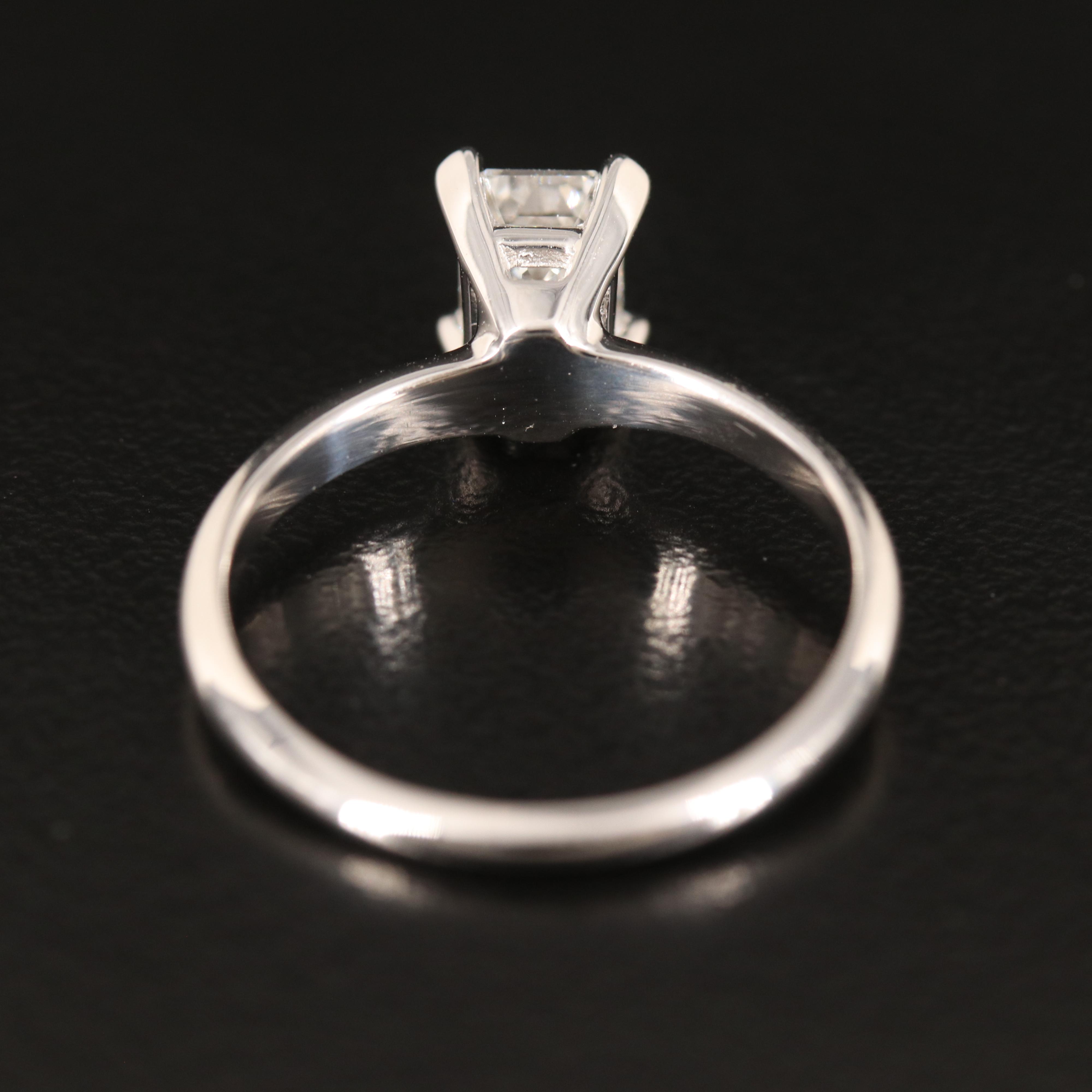 14K 0.60 CT Lab Grown Diamond Solitaire Ring