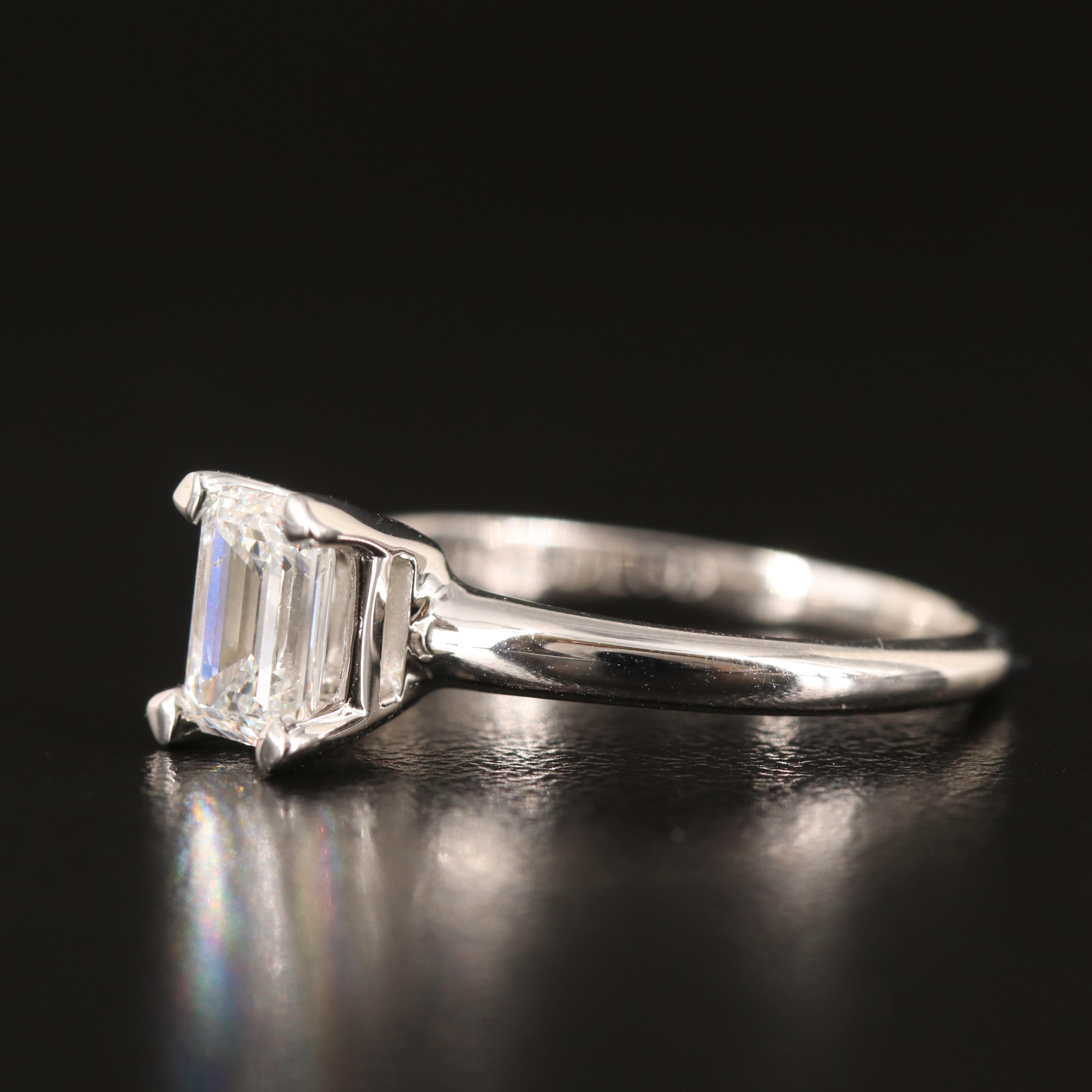 14K 0.60 CT Lab Grown Diamond Solitaire Ring