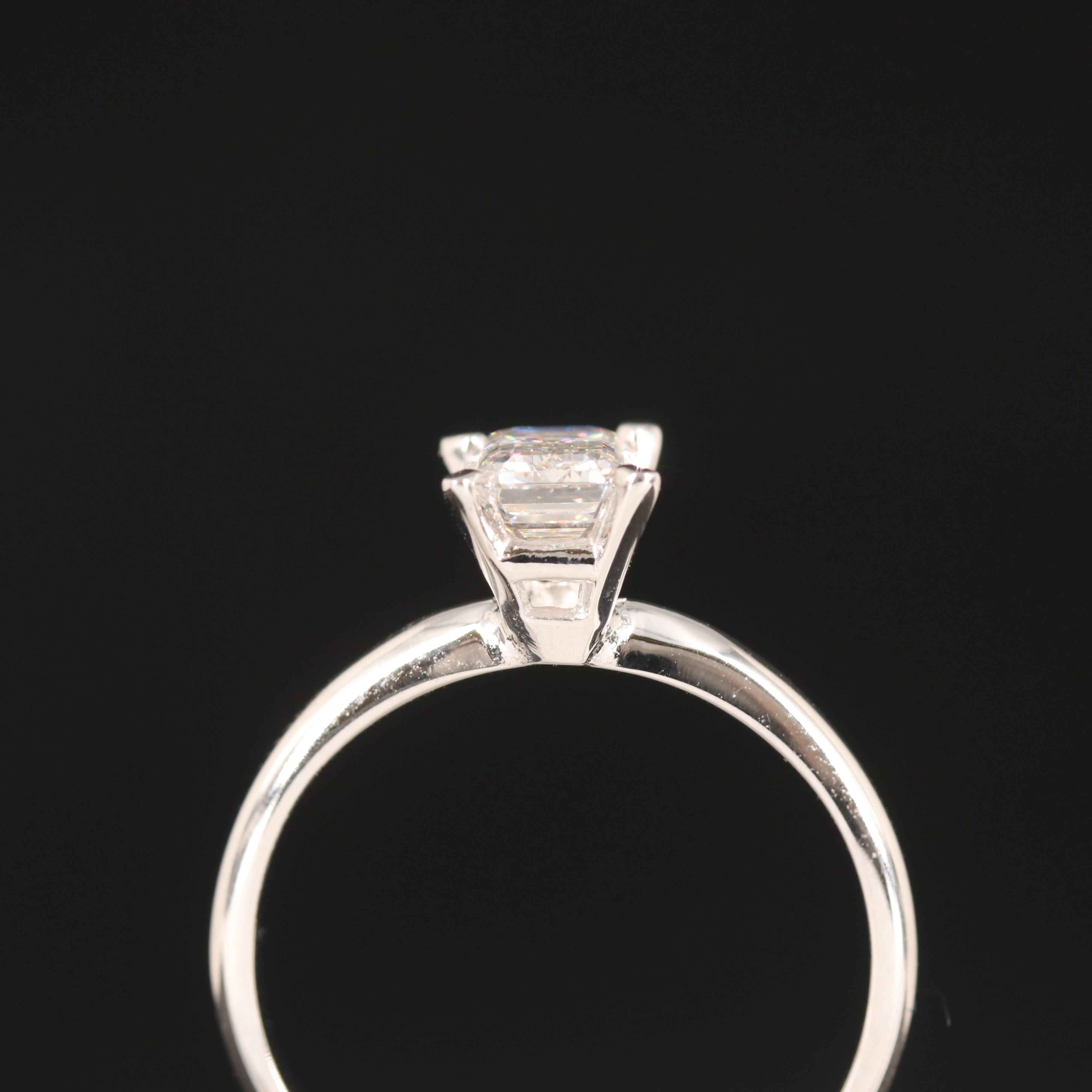 14K 0.76 CT Lab Grown Diamond Solitaire Ring