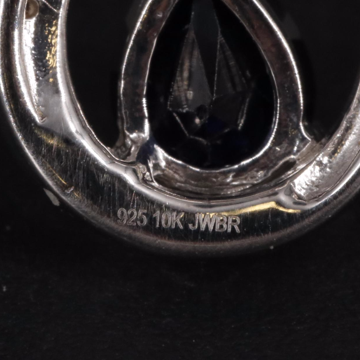 Sterling Silver and Sapphire Necklace