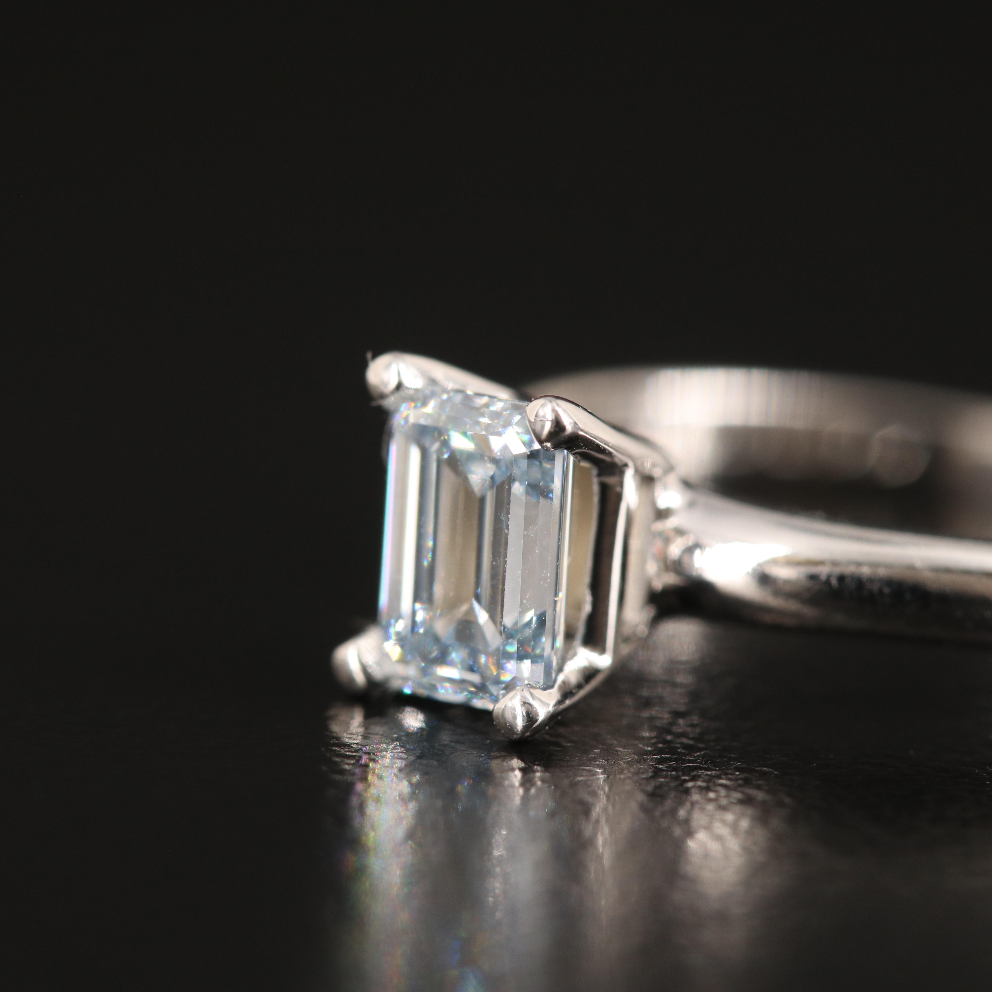 14K 0.71 CT Lab Grown Diamond Solitaire Ring