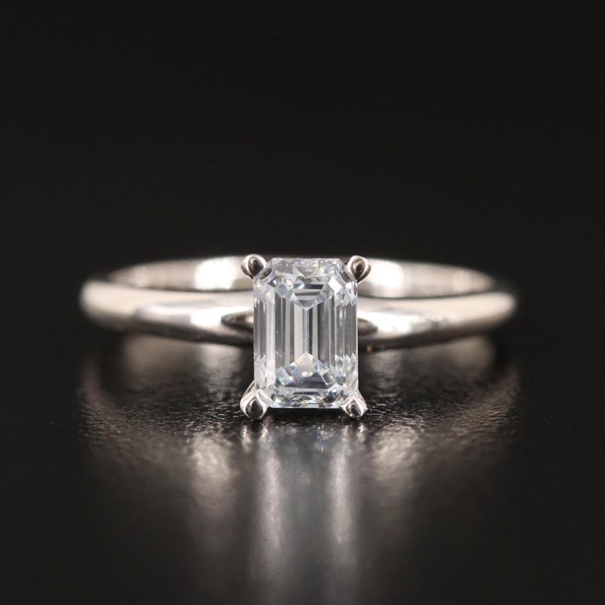 14K 0.73 CT Lab Grown Diamond Solitaire Ring