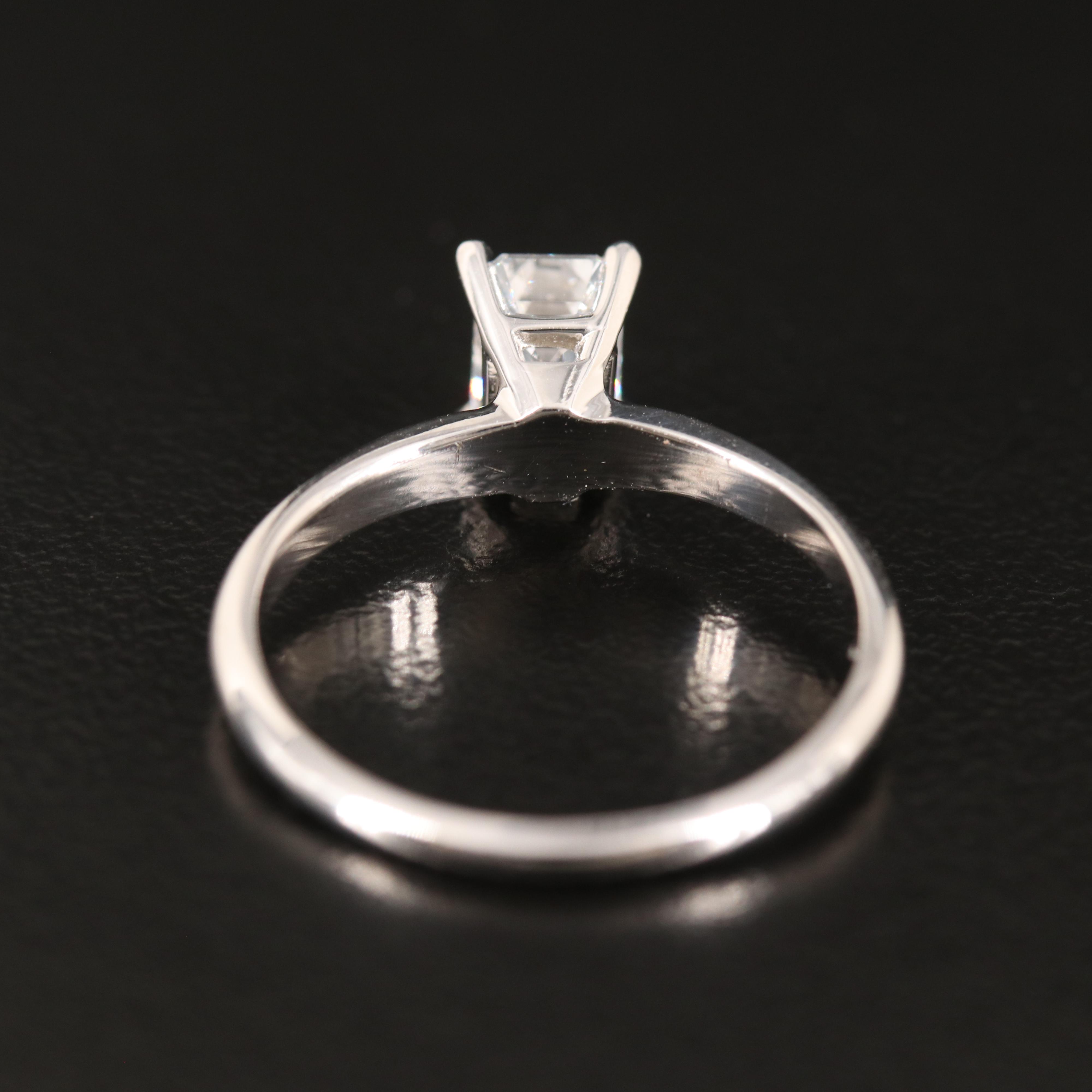 14K 0.73 CT Lab Grown Diamond Solitaire Ring