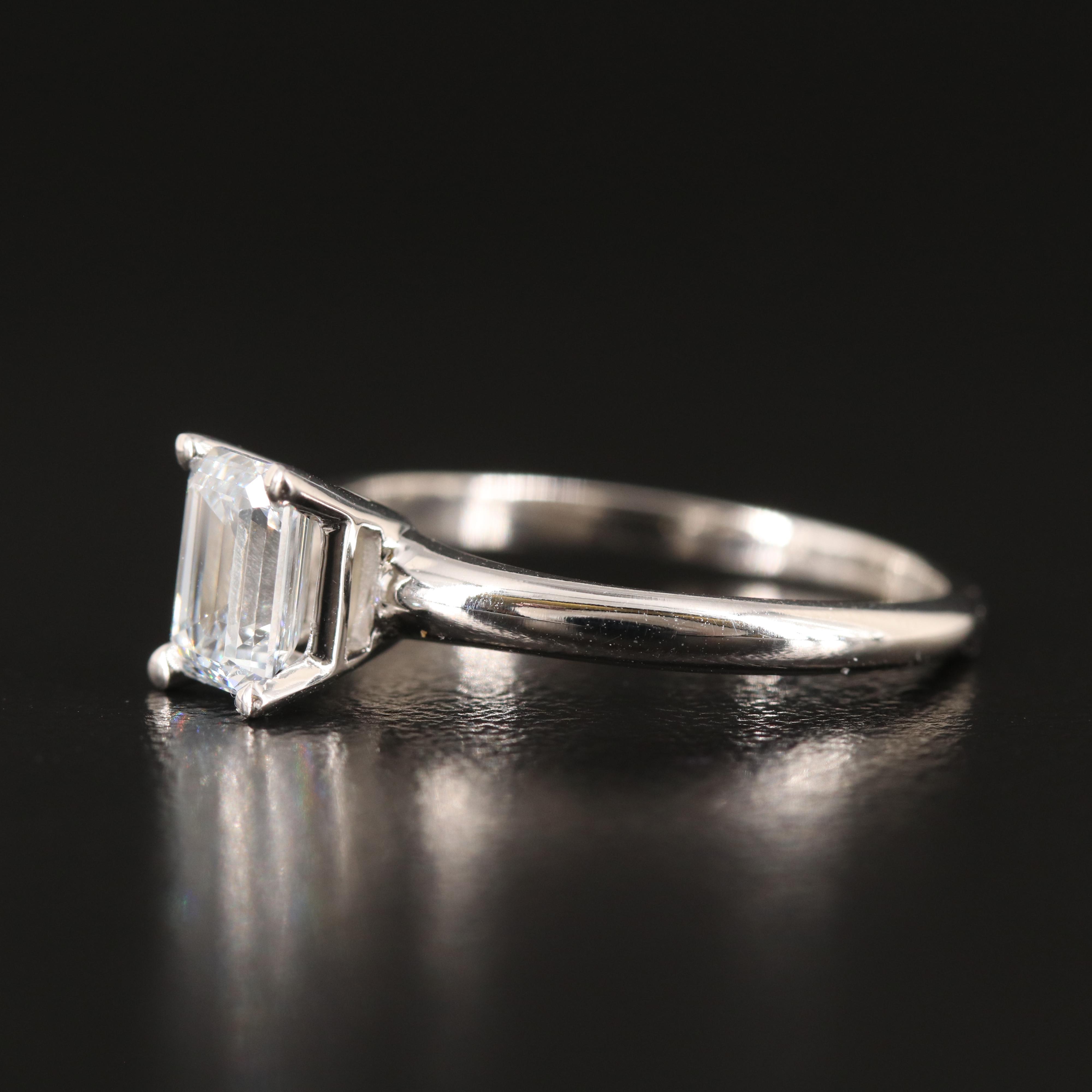 14K 0.73 CT Lab Grown Diamond Solitaire Ring