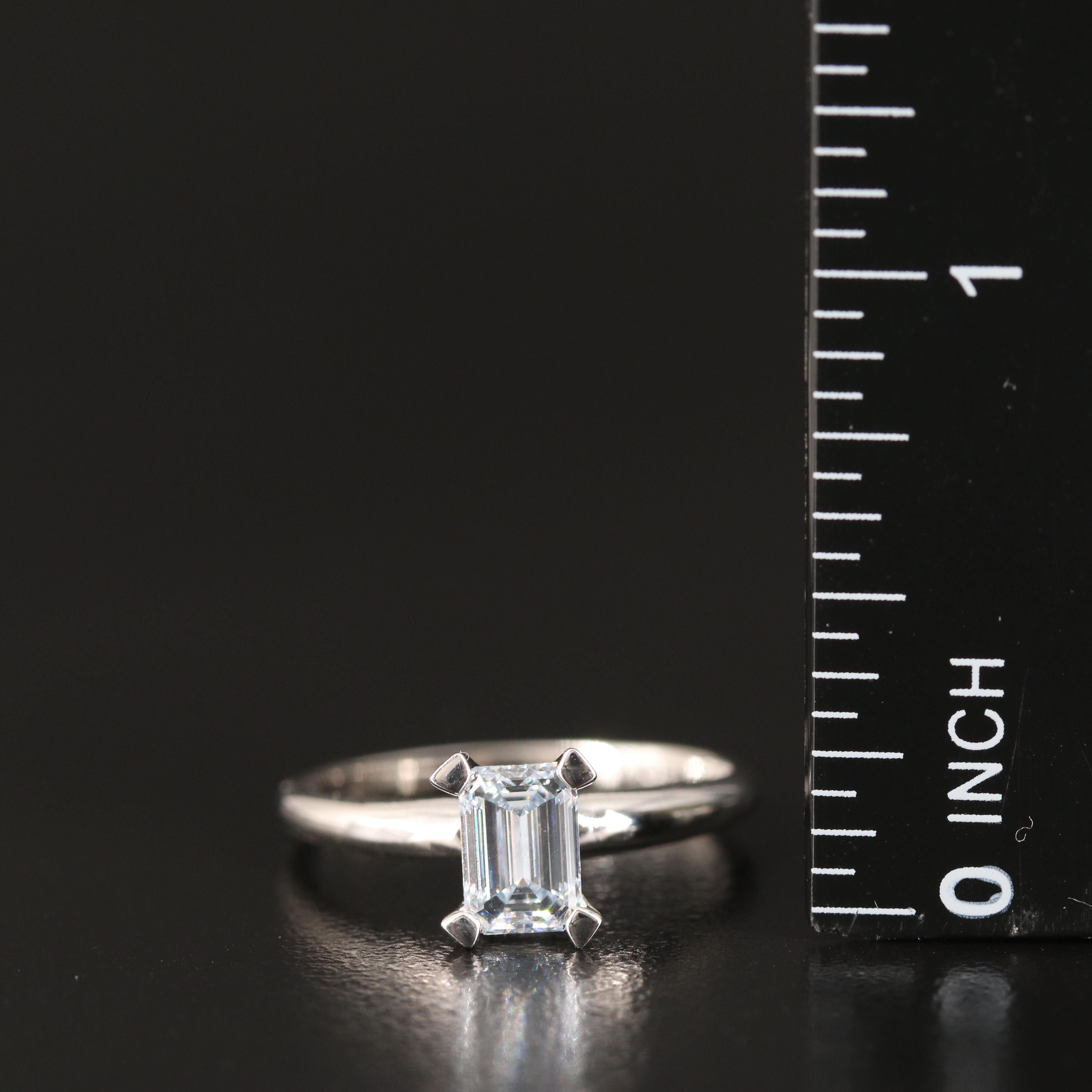 14K 0.77 CT Lab Grown Diamond Solitaire Ring