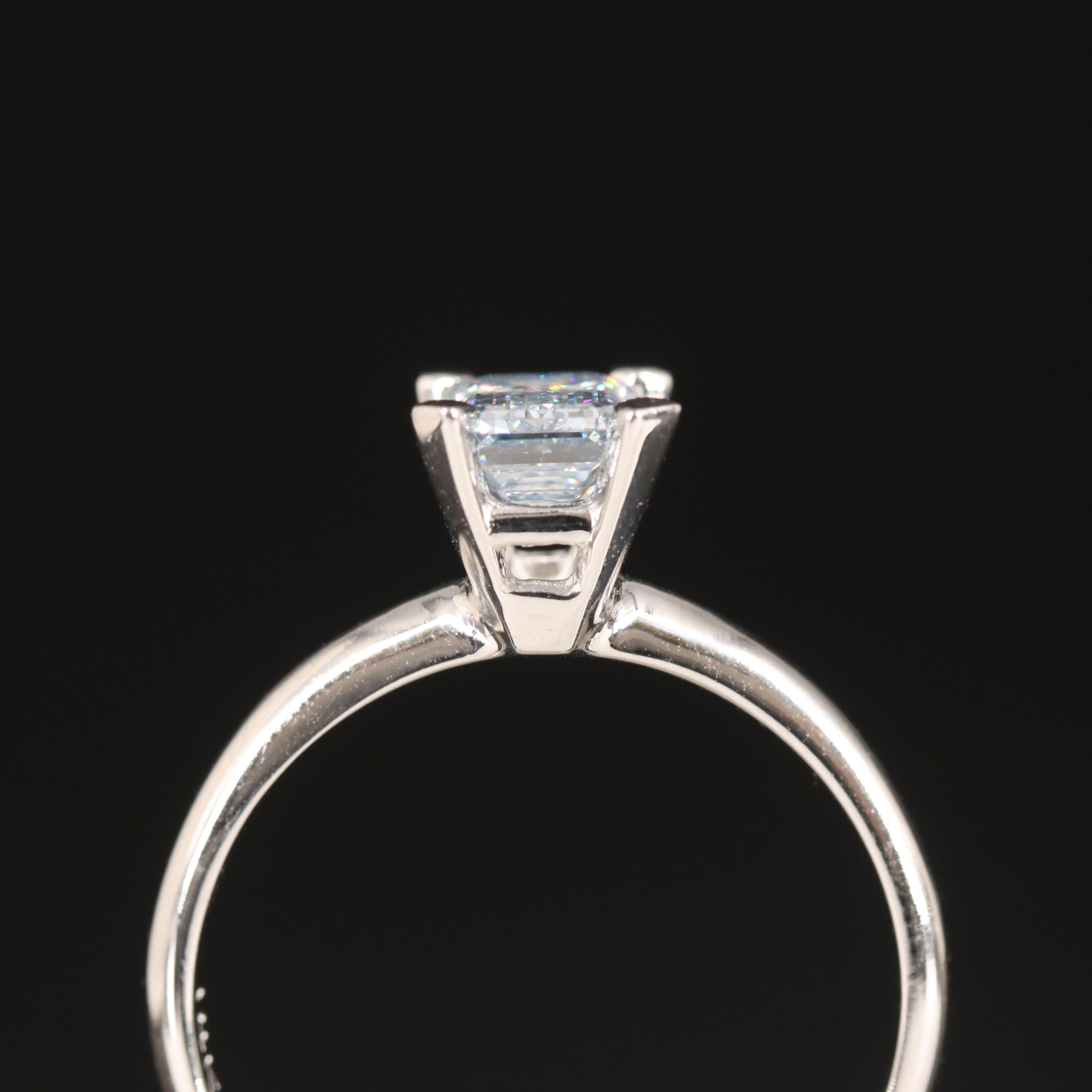 14K 0.77 CT Lab Grown Diamond Solitaire Ring