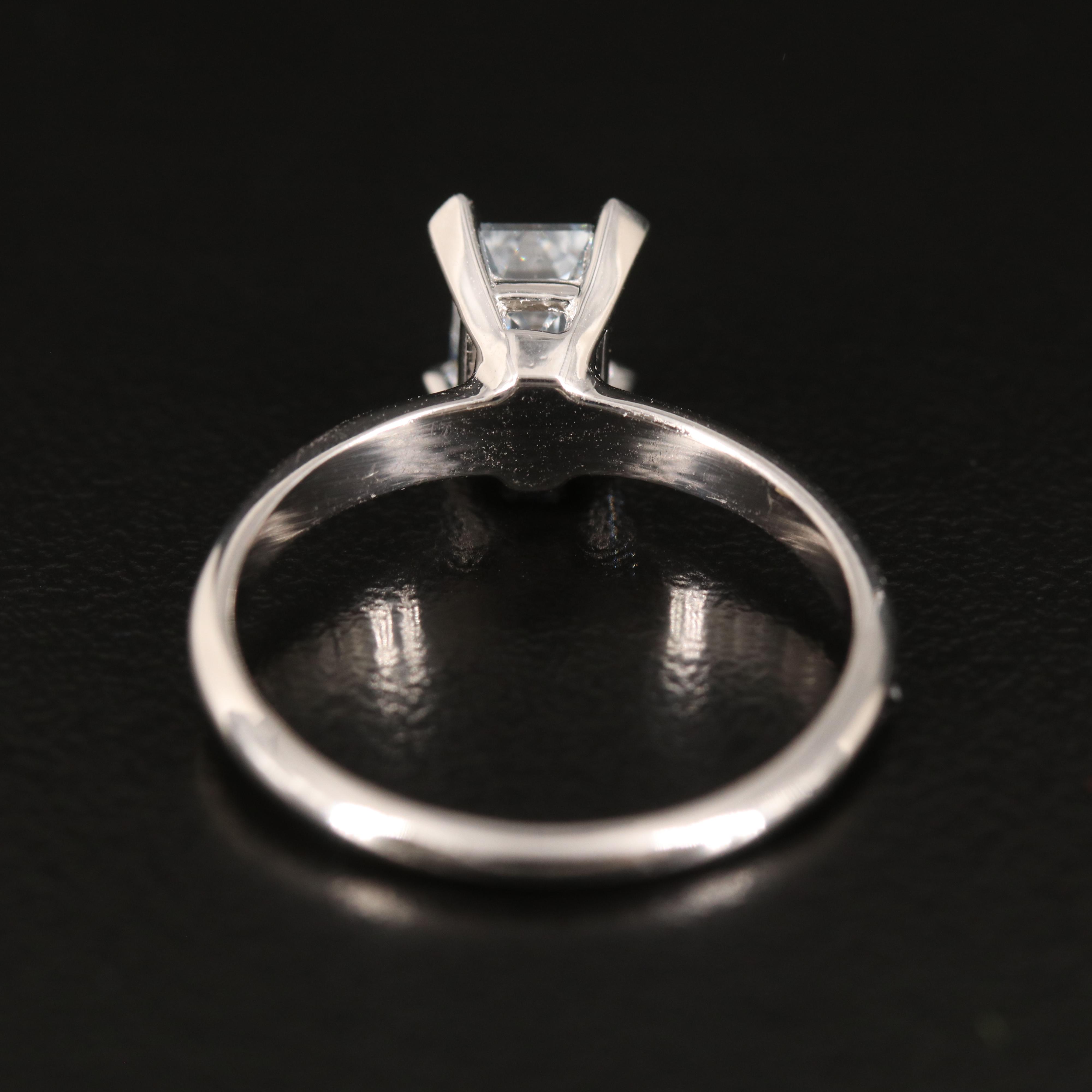 14K 0.77 CT Lab Grown Diamond Solitaire Ring