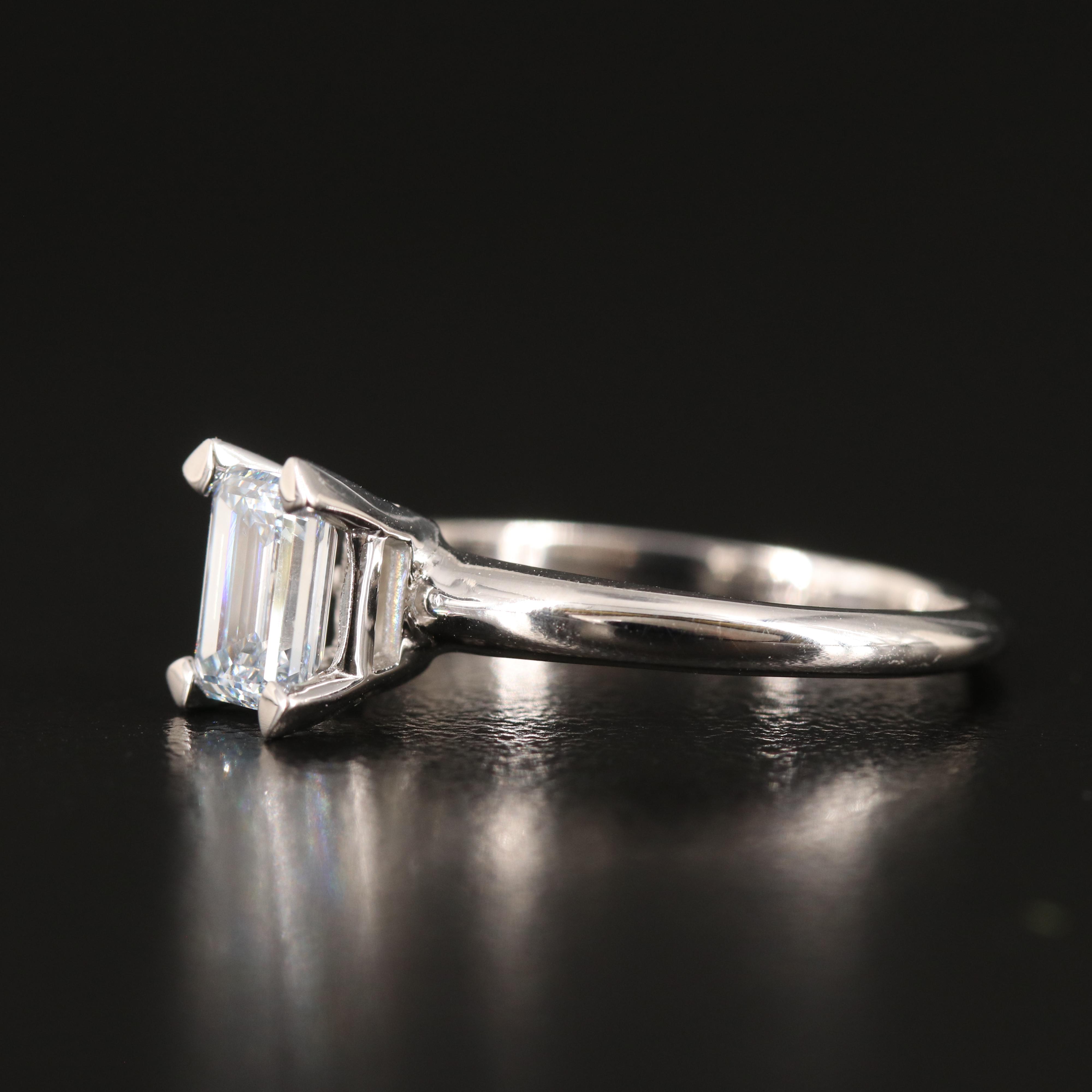 14K 0.77 CT Lab Grown Diamond Solitaire Ring