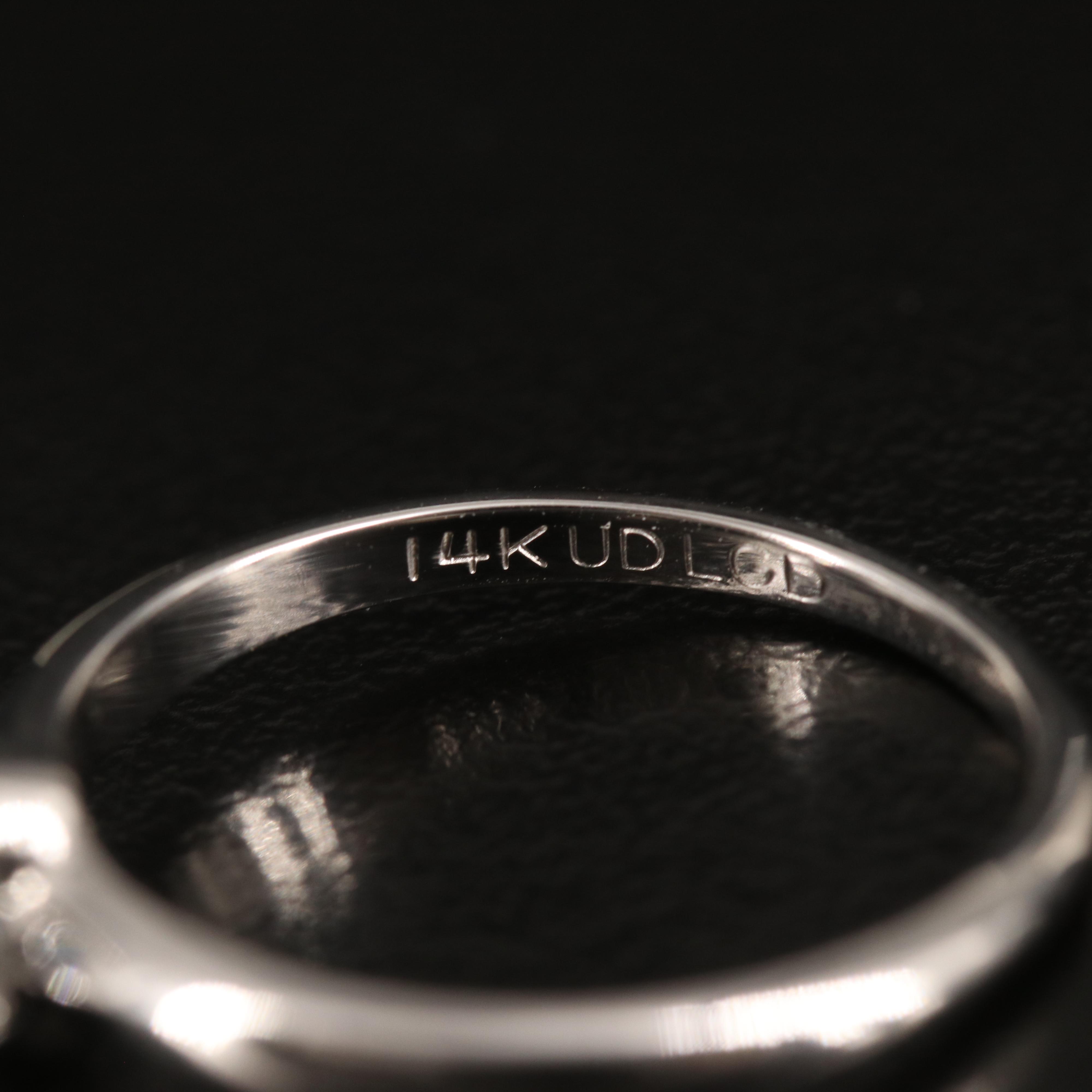 14K 0.77 CT Lab Grown Diamond Solitaire Ring