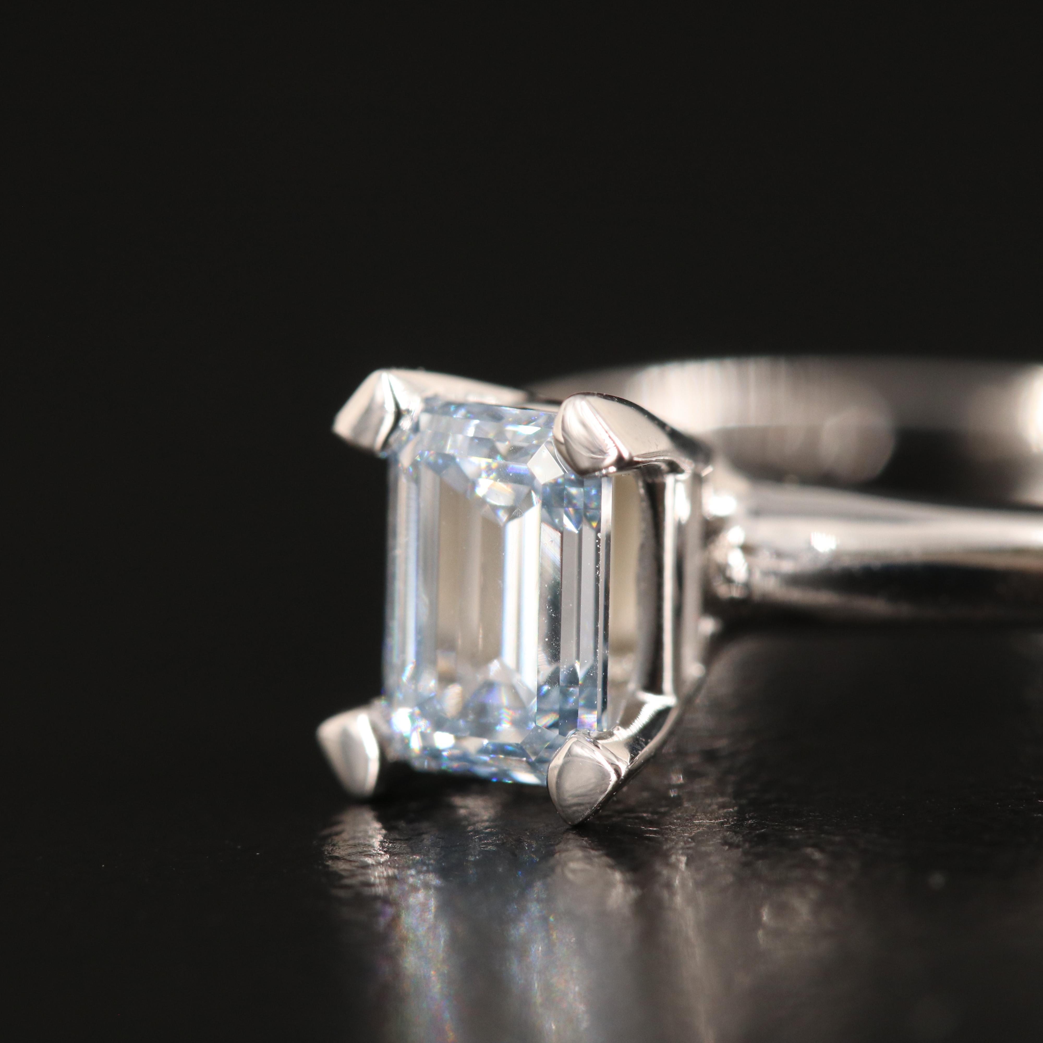 14K 0.79 CT Lab Grown Diamond Solitaire Ring