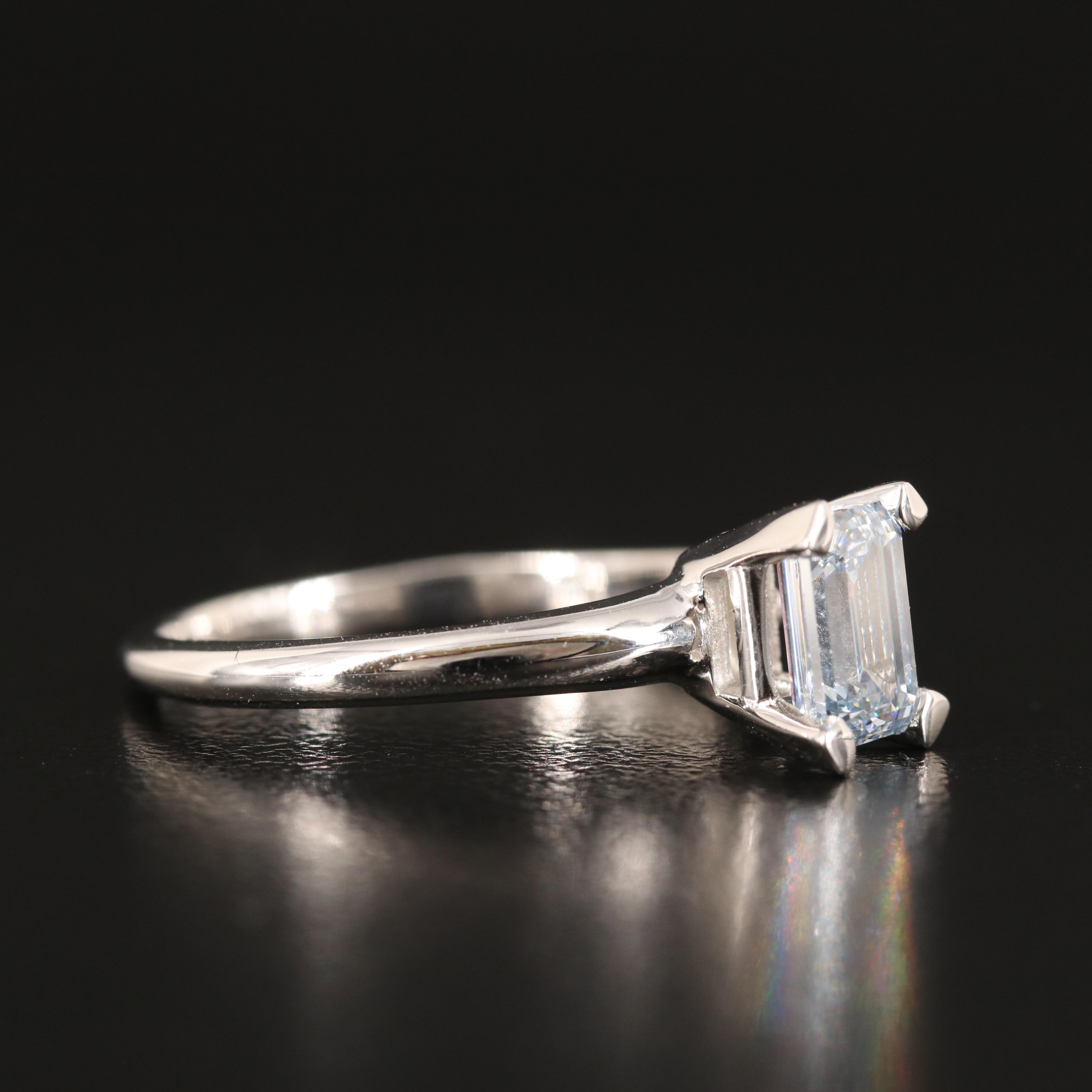 14K 0.79 CT Lab Grown Diamond Solitaire Ring