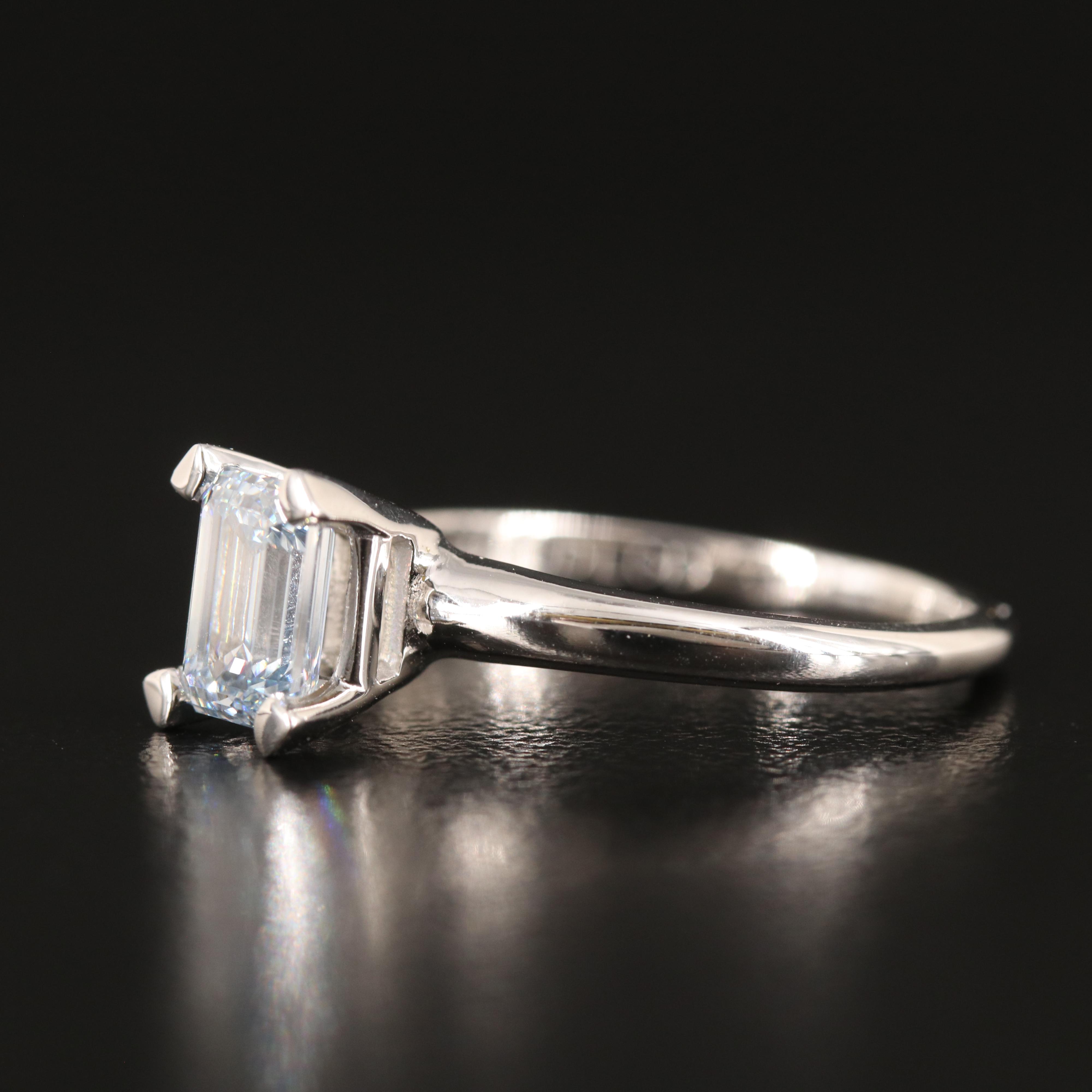 14K 0.79 CT Lab Grown Diamond Solitaire Ring