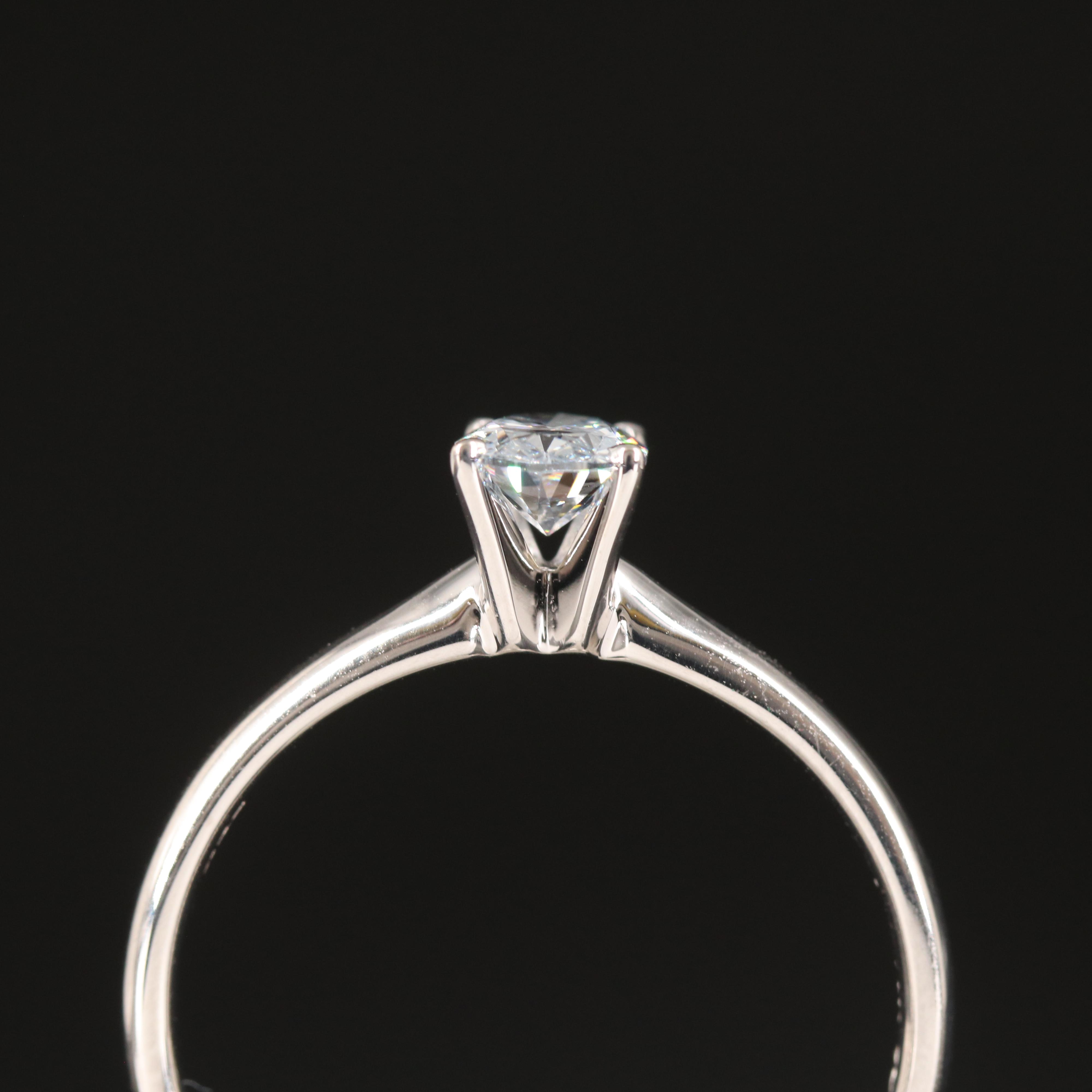 14K 0.56 CT Lab Grown Diamond Solitaire Ring