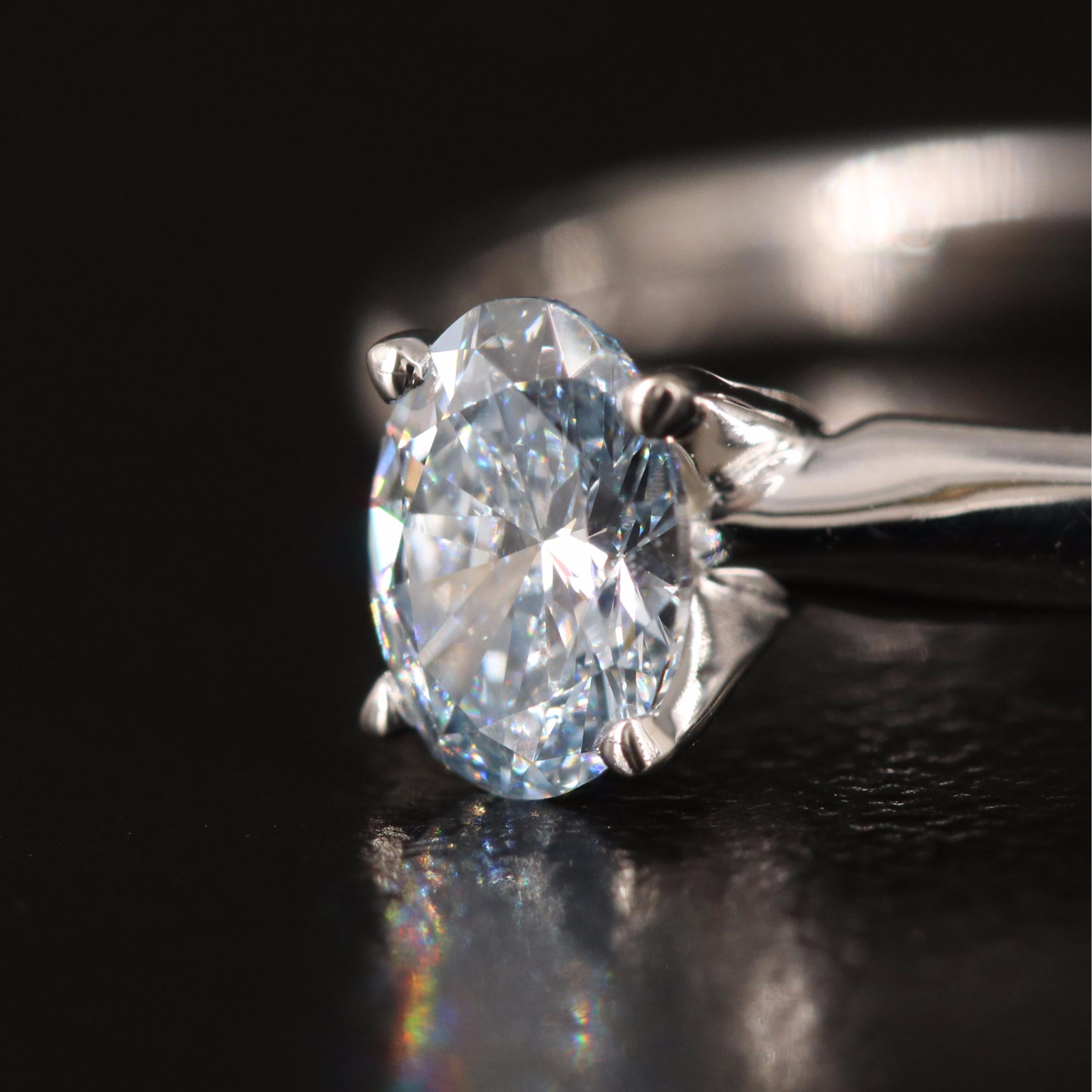 14K 0.56 CT Lab Grown Diamond Solitaire Ring