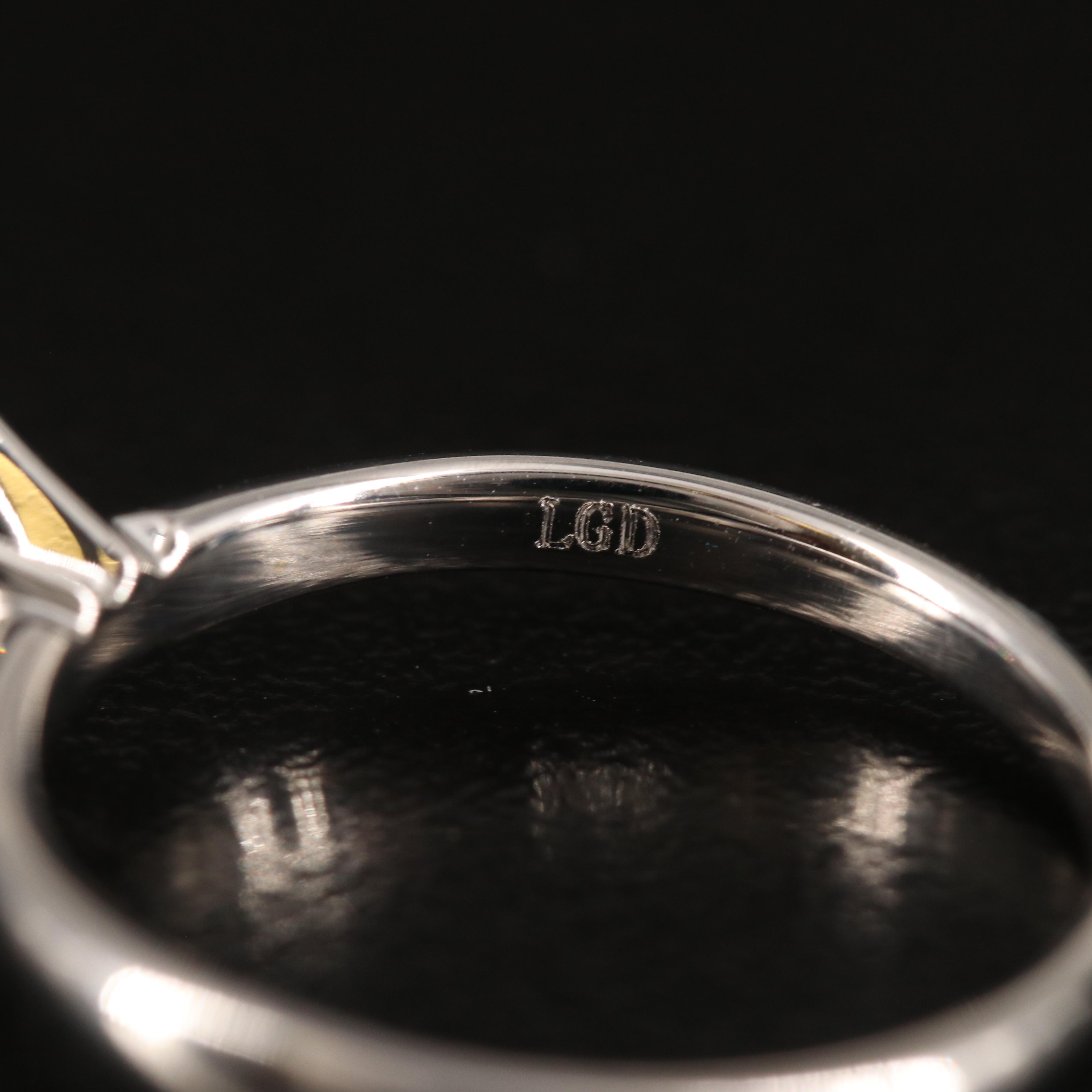 14K 0.56 CT Lab Grown Diamond Solitaire Ring