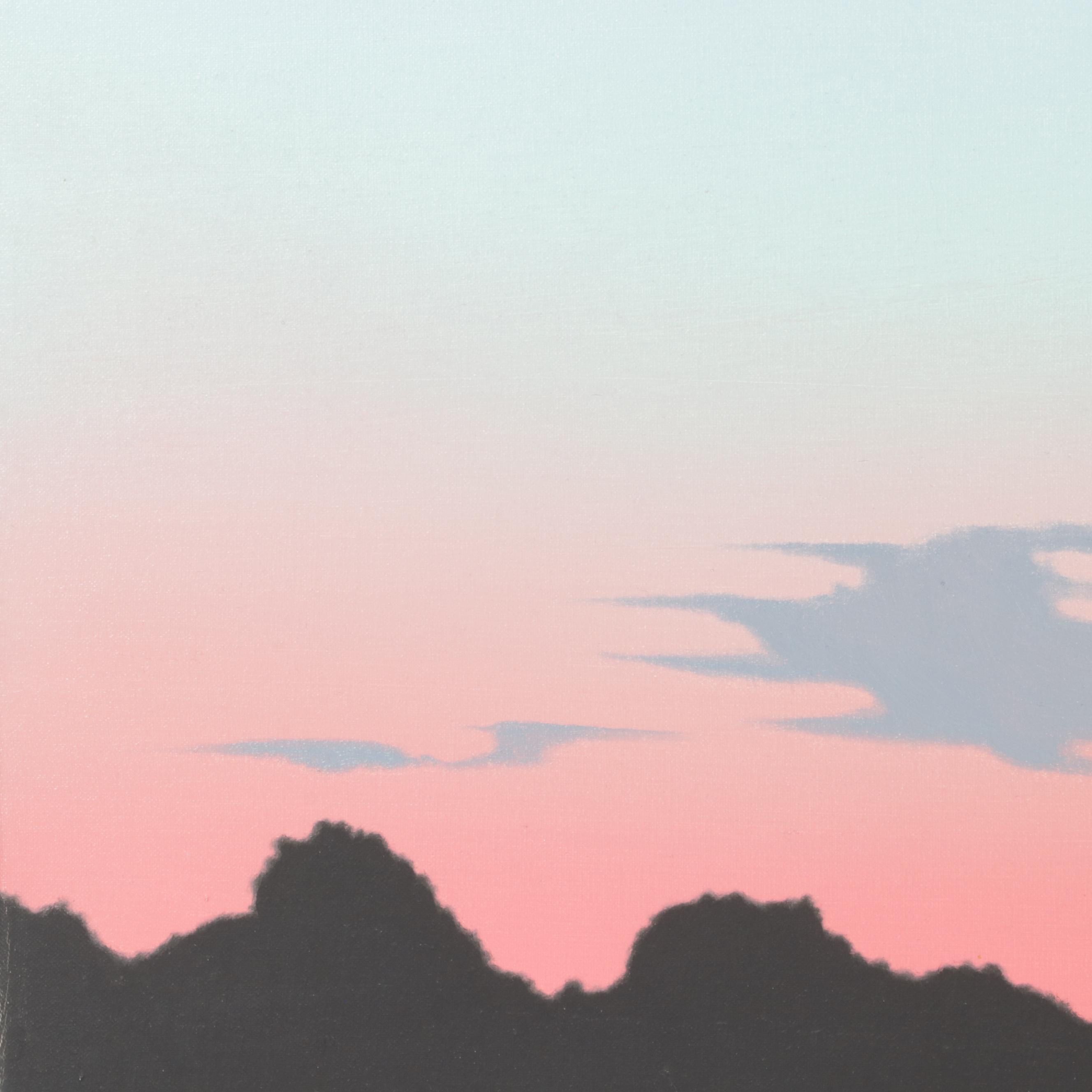 Anthony John Gray Abstract Landscape Acrylic Diptych , Late 20th Century