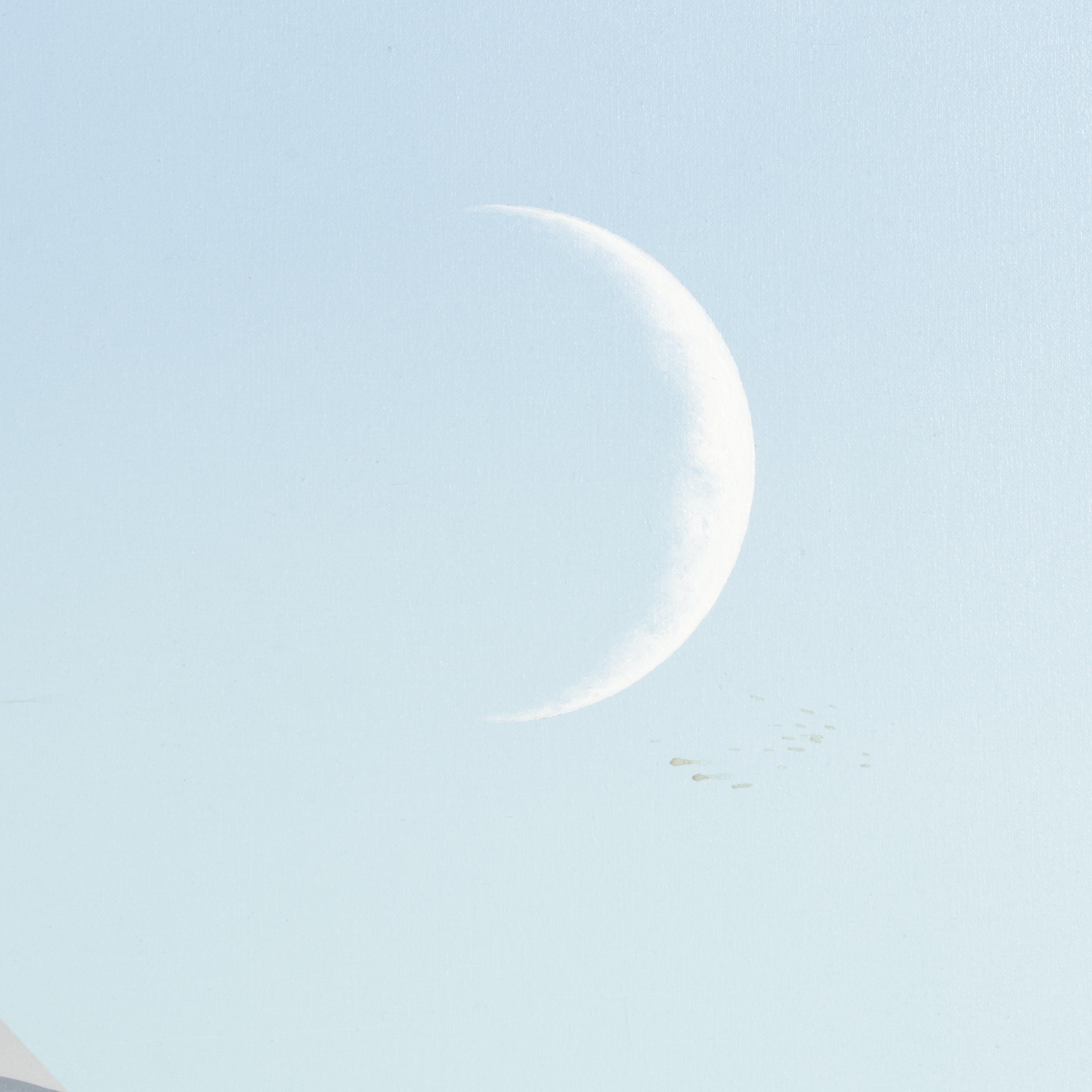 Anthony John Gray Abstract Landscape Acrylic Diptych , Late 20th Century