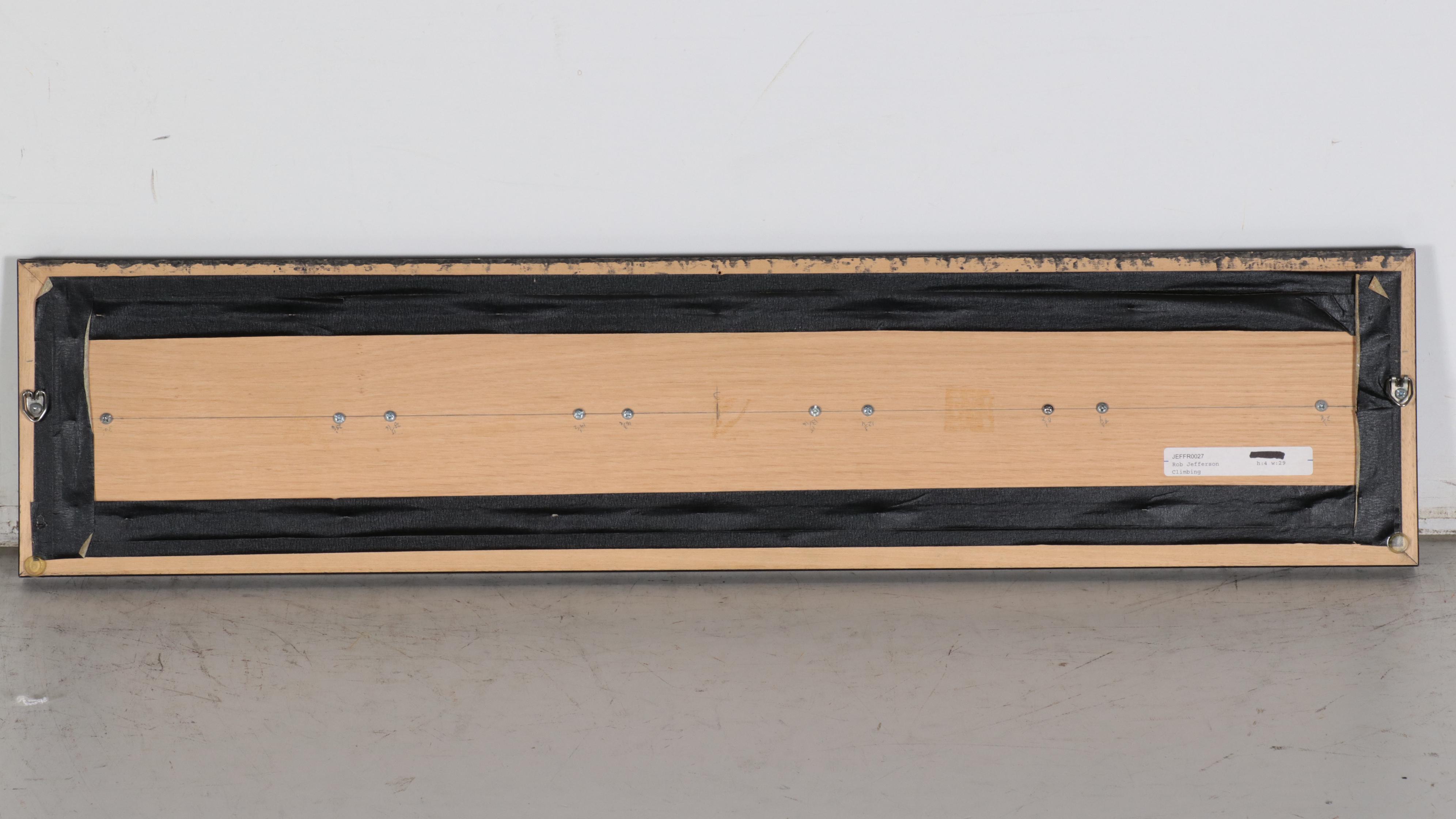 Rob Jefferson Grisaille Acrylic Painting Polyptych "Climbing"