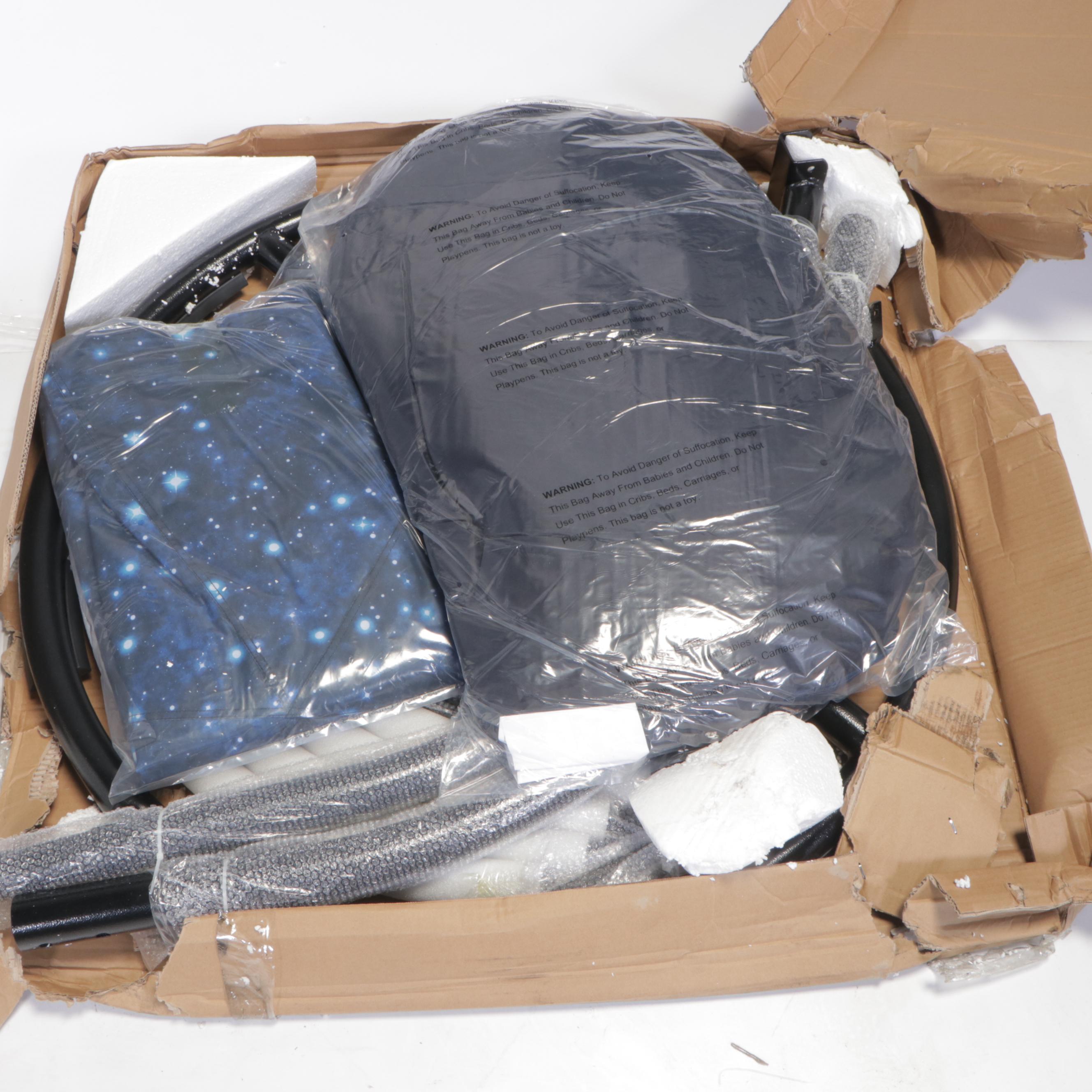 Member's Mark Hangout Pod Hanging Tent in Galaxy Print