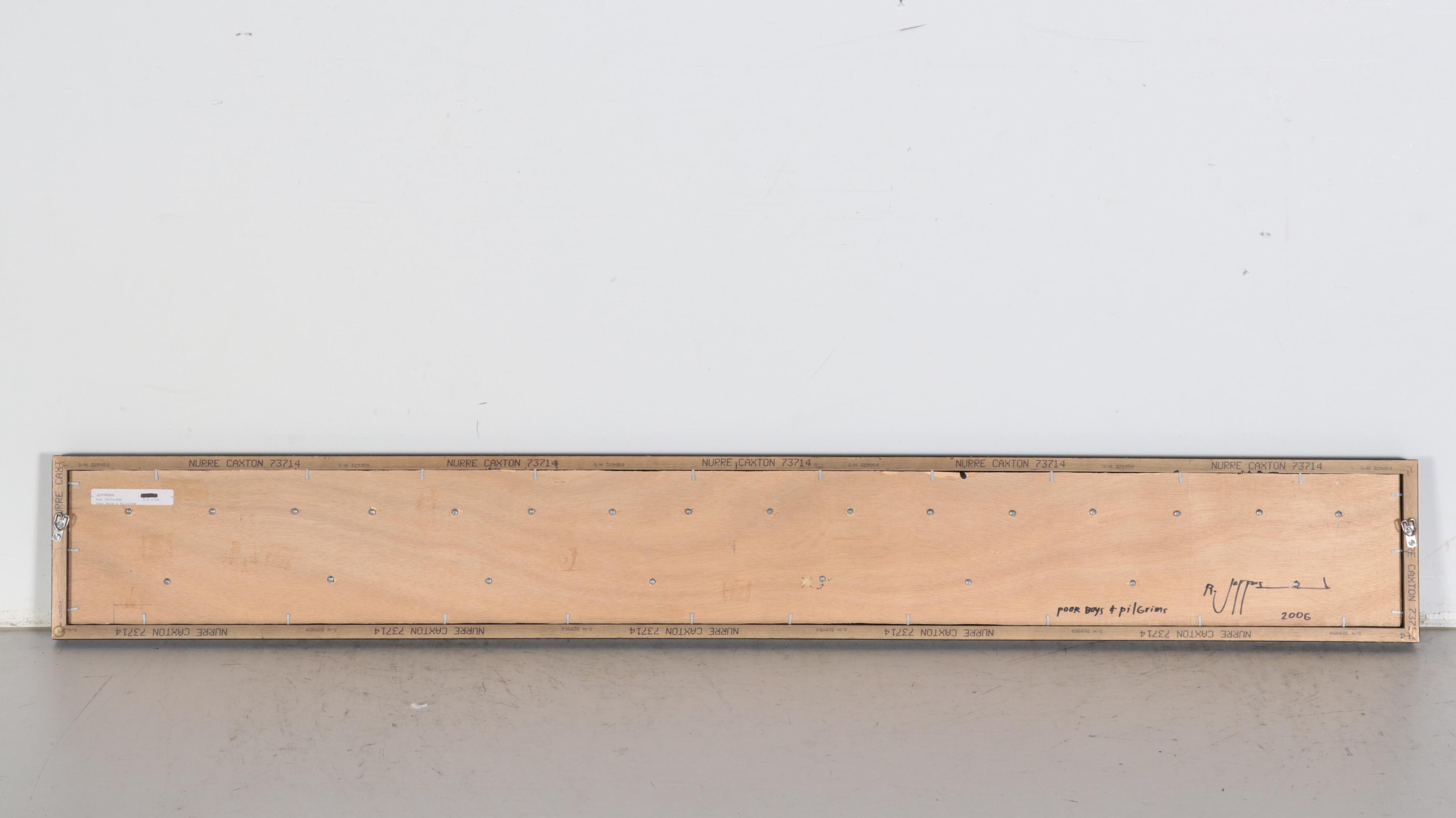 Rob Jefferson Grisaille Acrylic Painting Polyptych "Poor Boys & Pilgrims," 2006