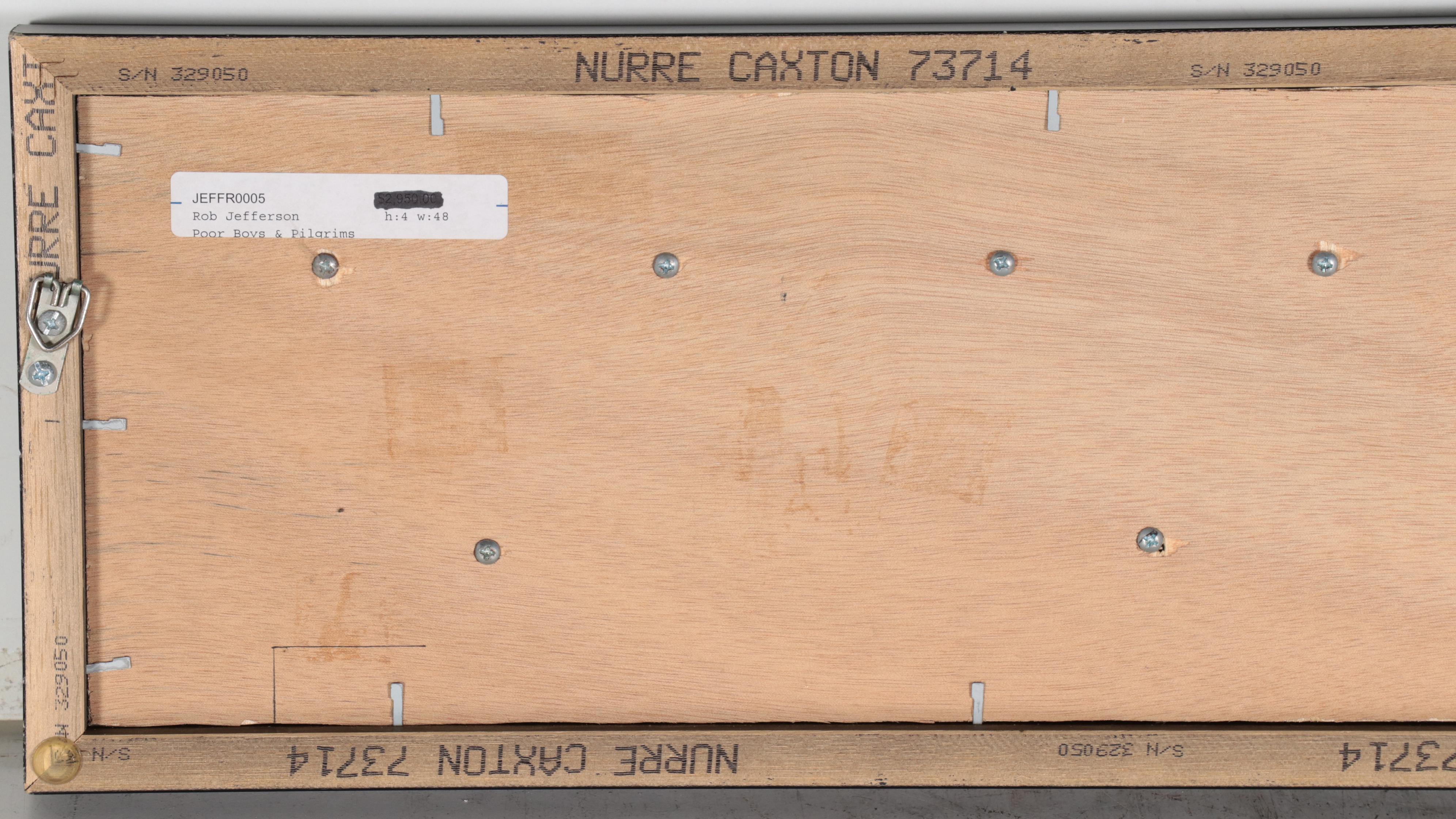 Rob Jefferson Grisaille Acrylic Painting Polyptych "Poor Boys & Pilgrims," 2006