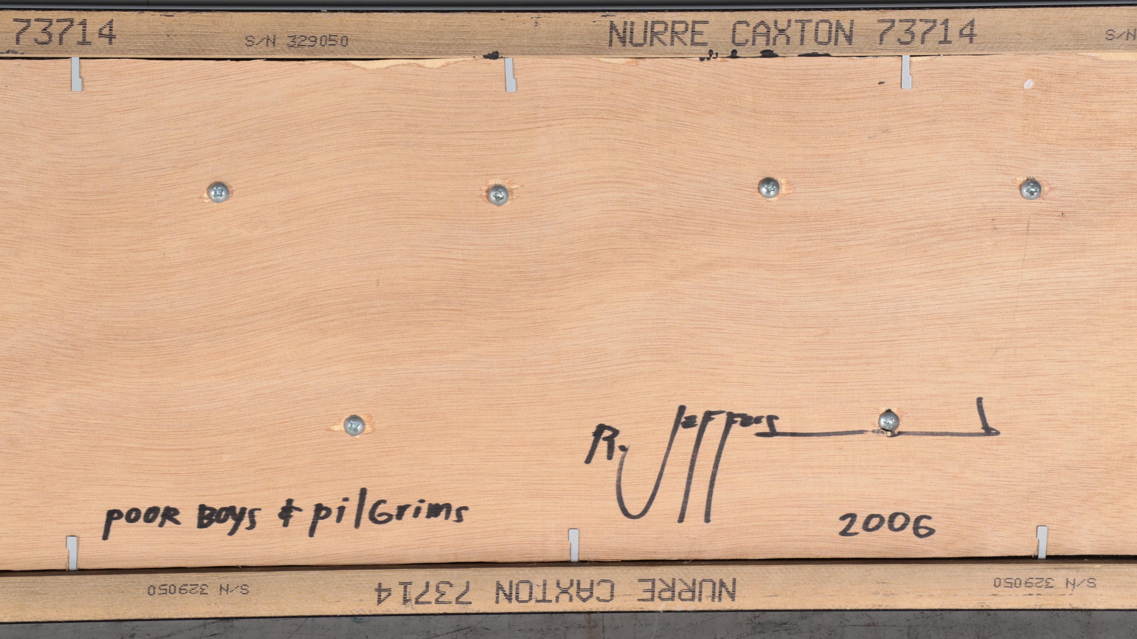 Rob Jefferson Grisaille Acrylic Painting Polyptych "Poor Boys & Pilgrims," 2006