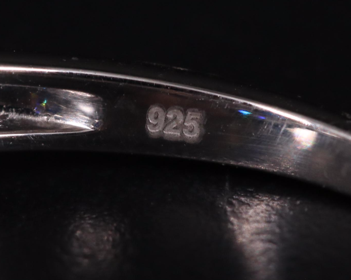 Sterling Silver Sapphire Ring