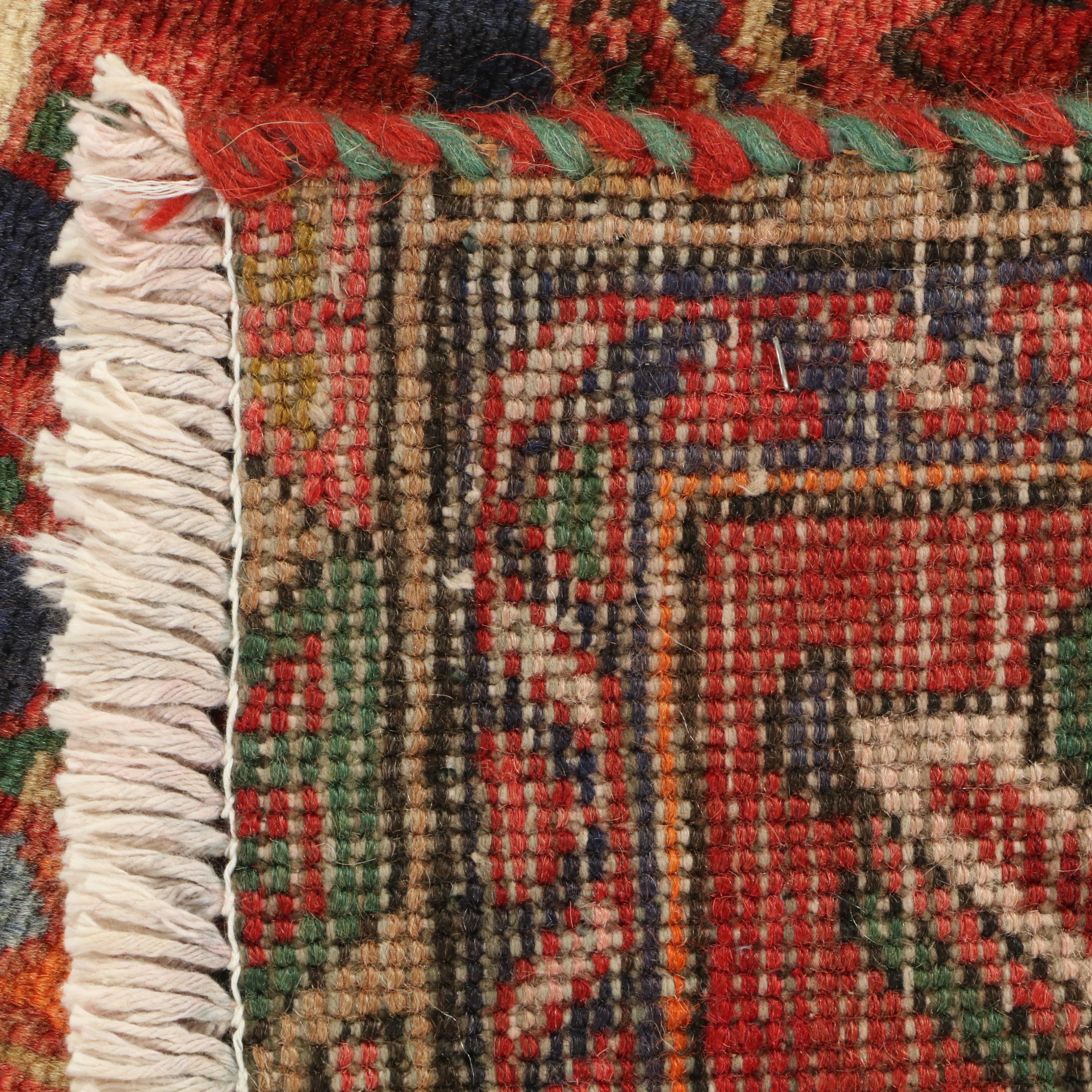 2'6 x 13'6 Hand-Knotted Persian Qashqai Carpet Runner