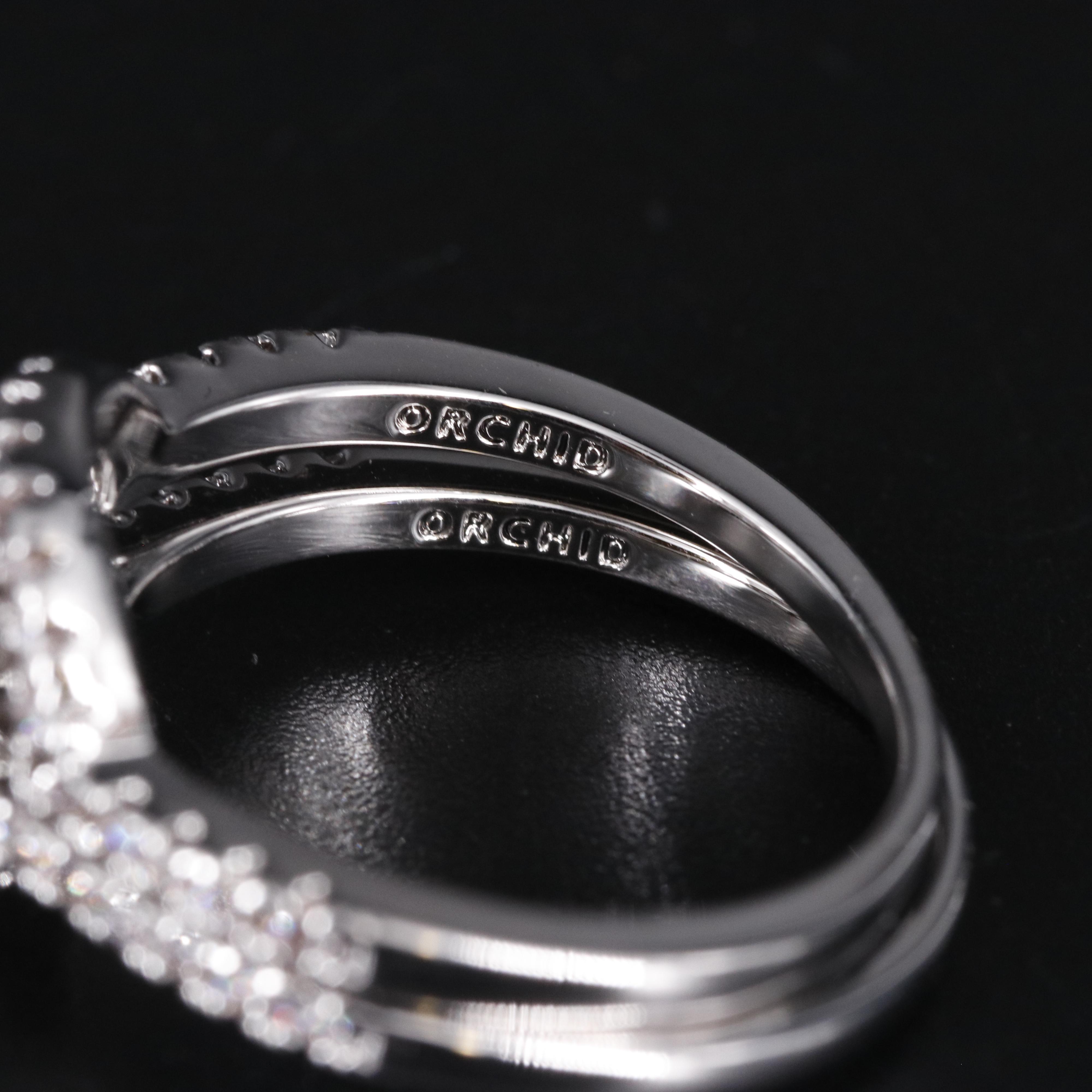 Cubic Zirconia Ring and Enhancer Band