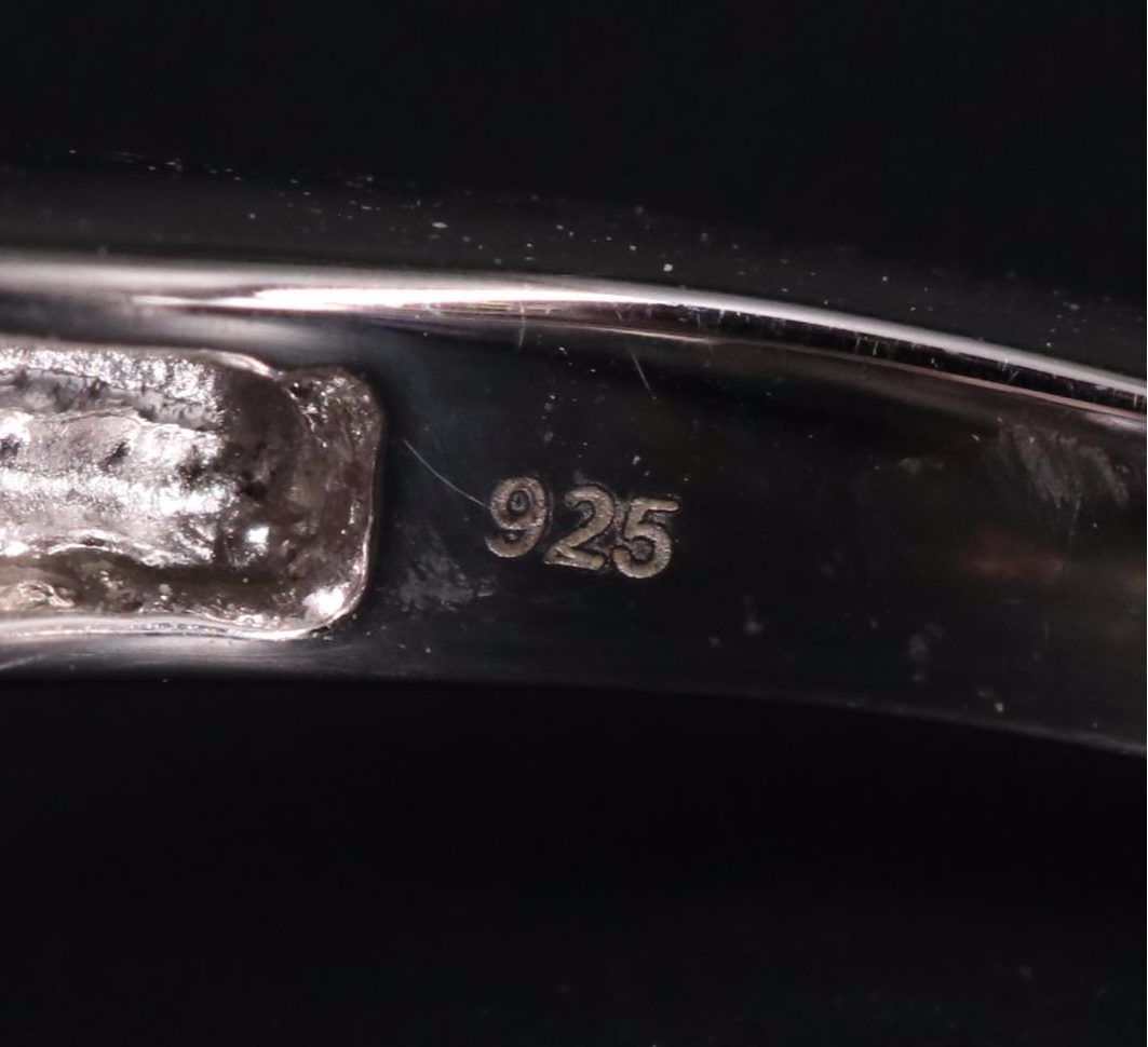 Sterling Silver Amethyst and Topaz Ring