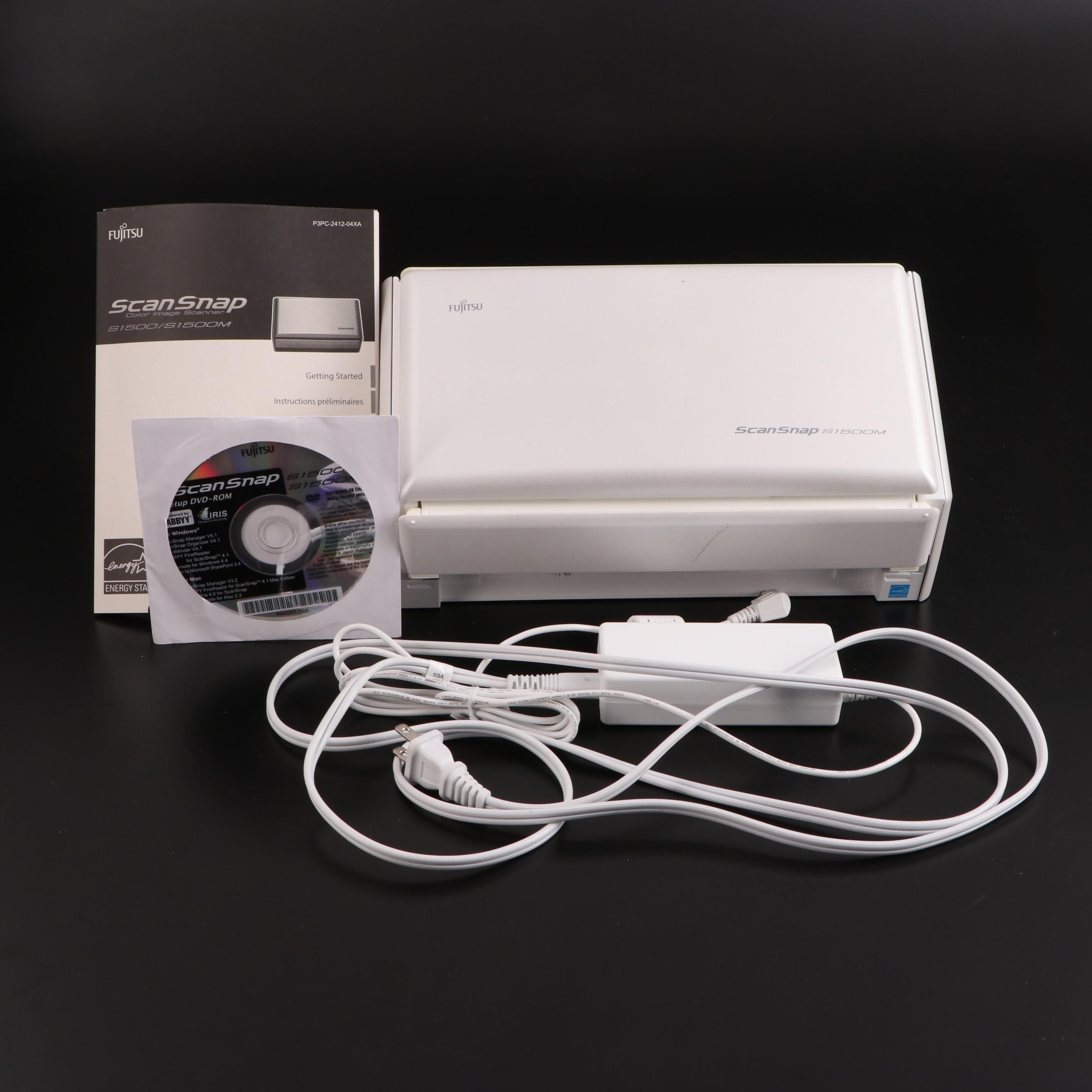 Fujitsu ScanSnap S1500M Color Image Scanner, 2012