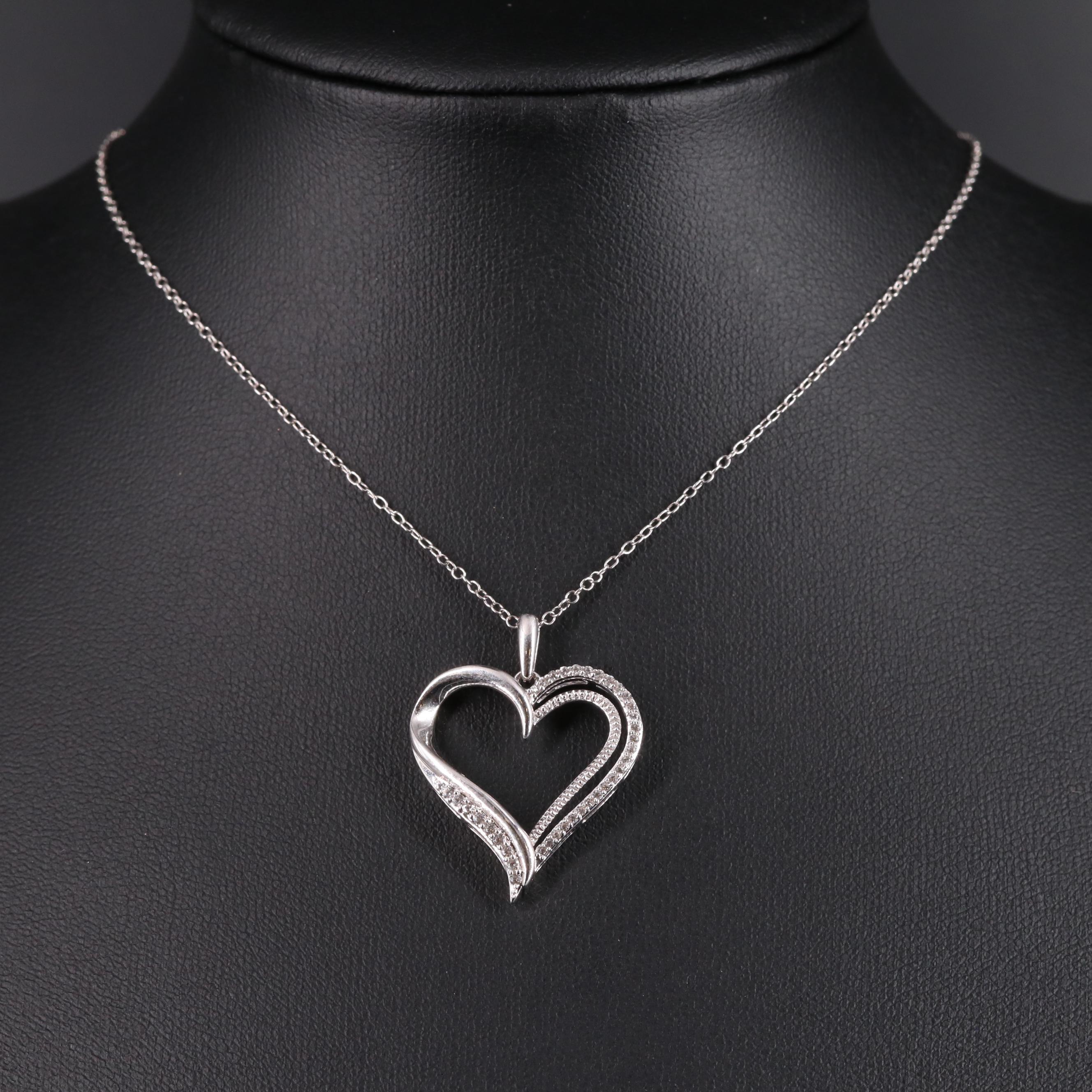 Sterling Silver Sapphire Pendant Necklace