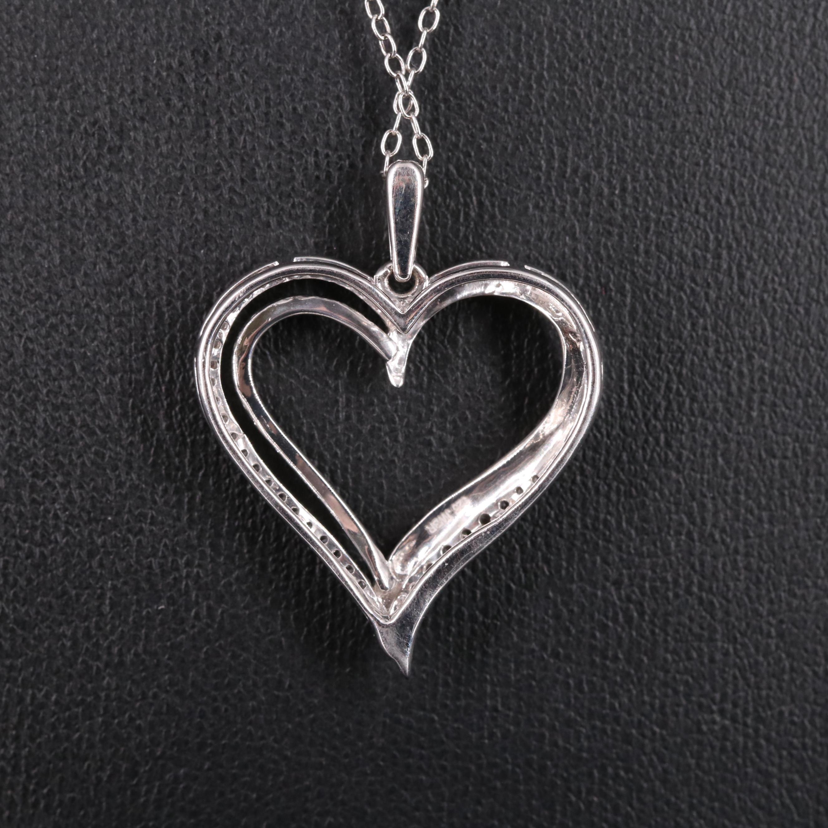 Sterling Silver Sapphire Pendant Necklace
