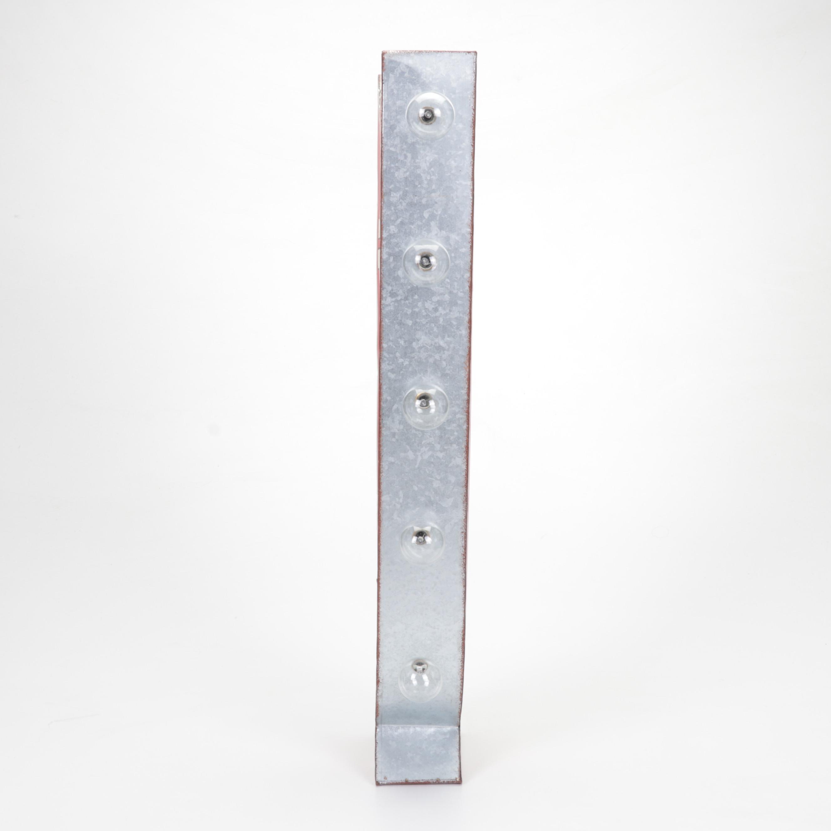 Sterling & Noble Wall Clock with Illuminated "Bar" and "Arcade" Signs