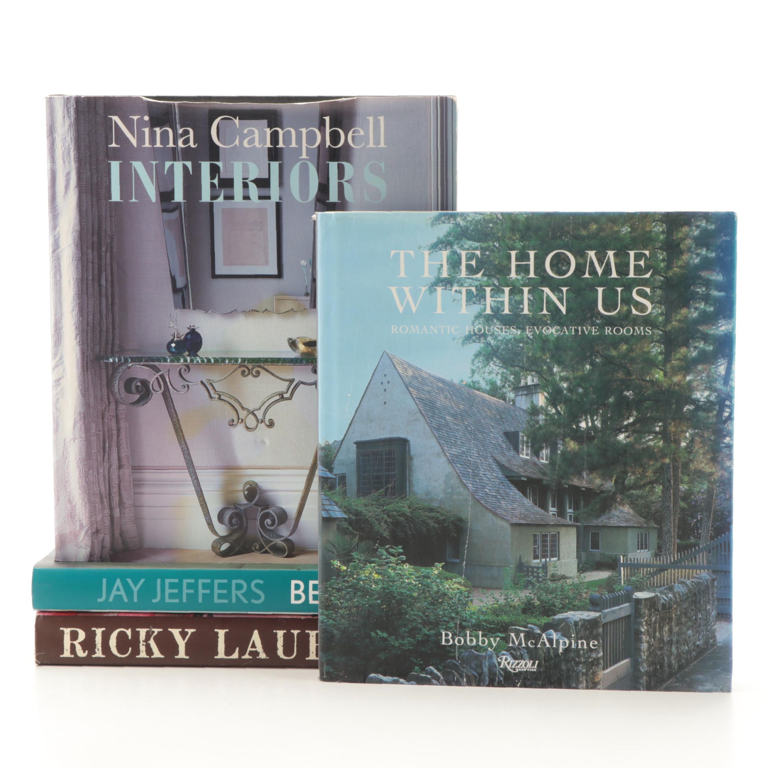 Signed "The Home Within Us" by Bobby McAlpine and More Interior Design Books