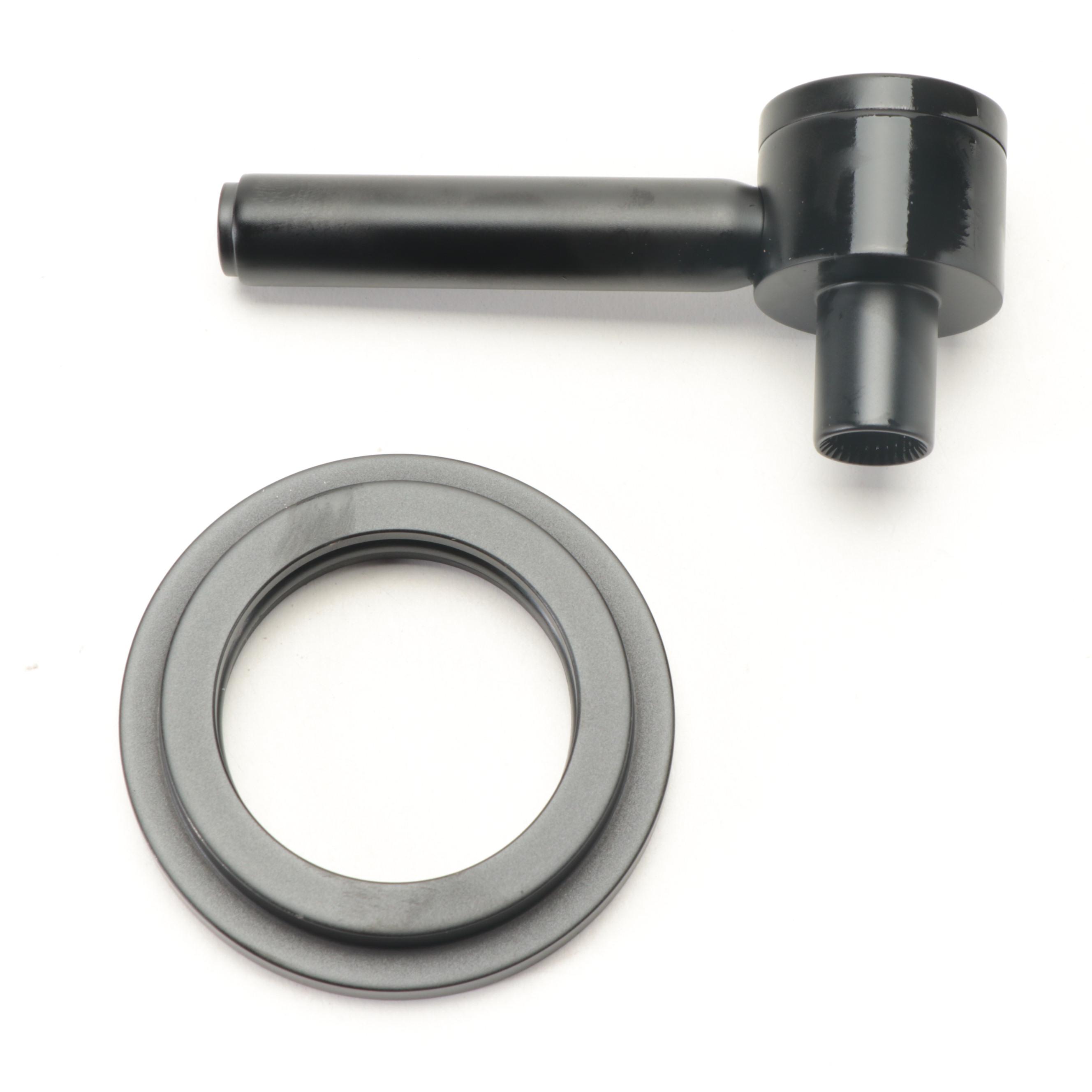 Modernist Matte Black Finish Retractable Wall-Mount Pot Filler