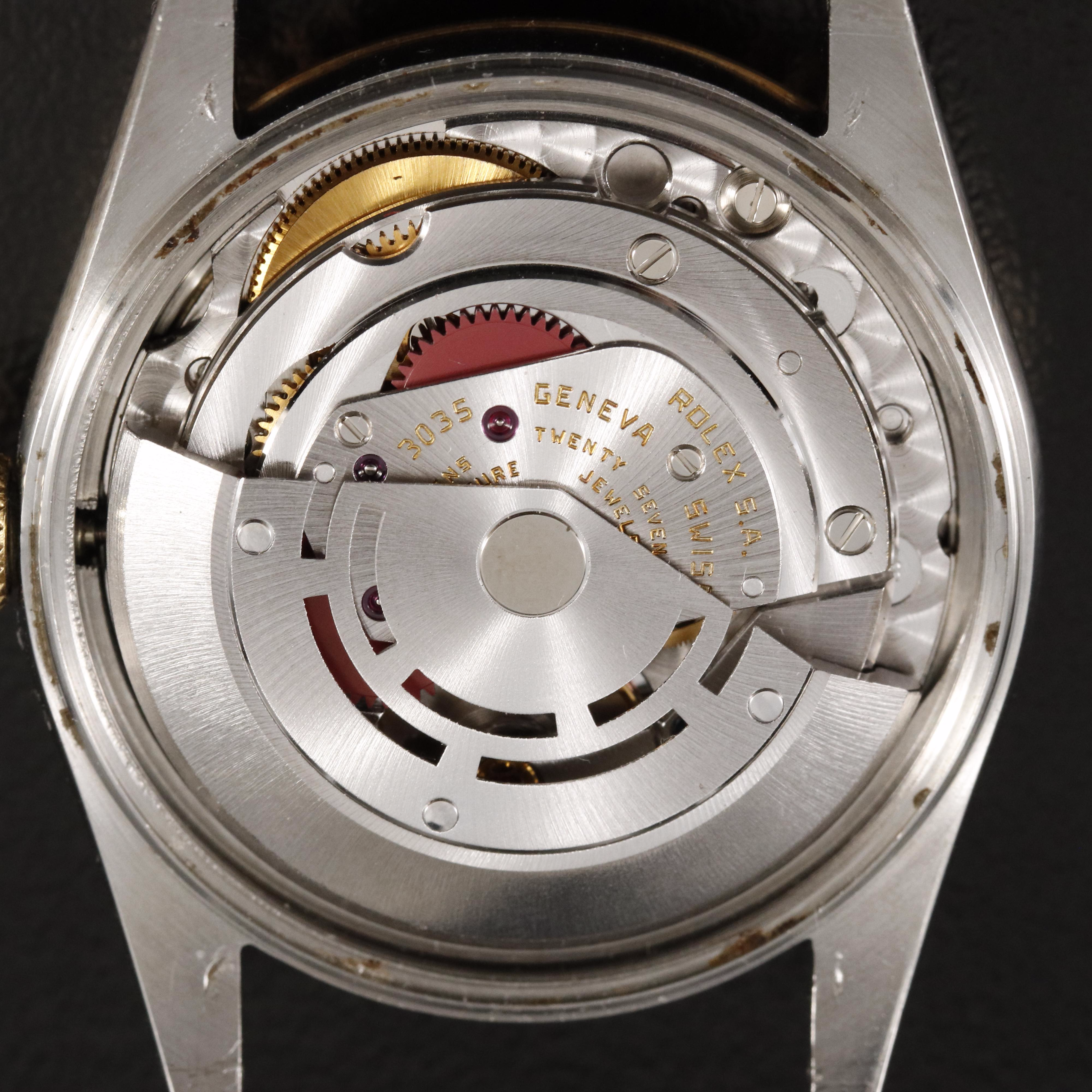 1984 Rolex 18K and Stainless Steel Oyster Perpetual Date Watch