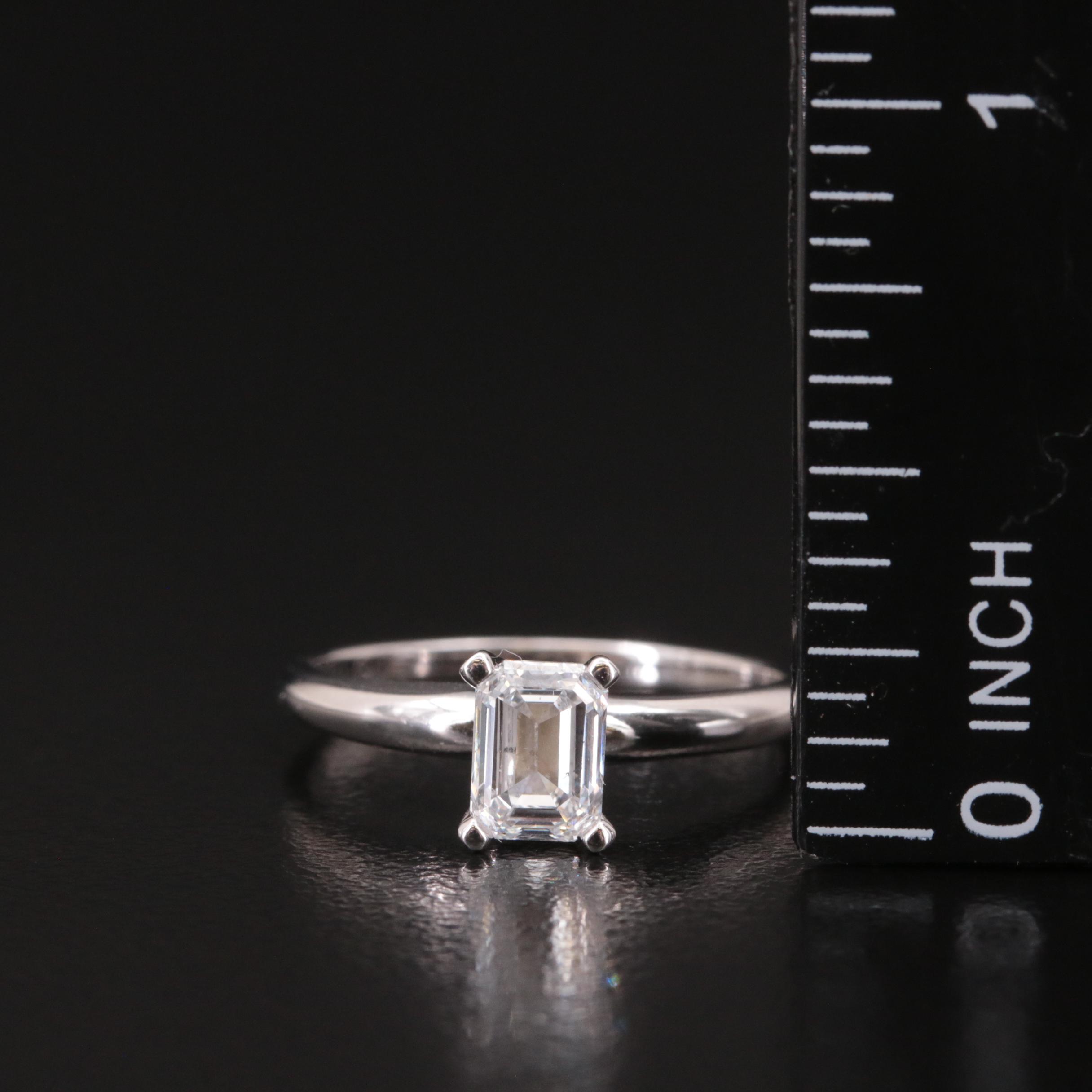 14K 0.92 CT Lab Grown Diamond Solitaire Ring