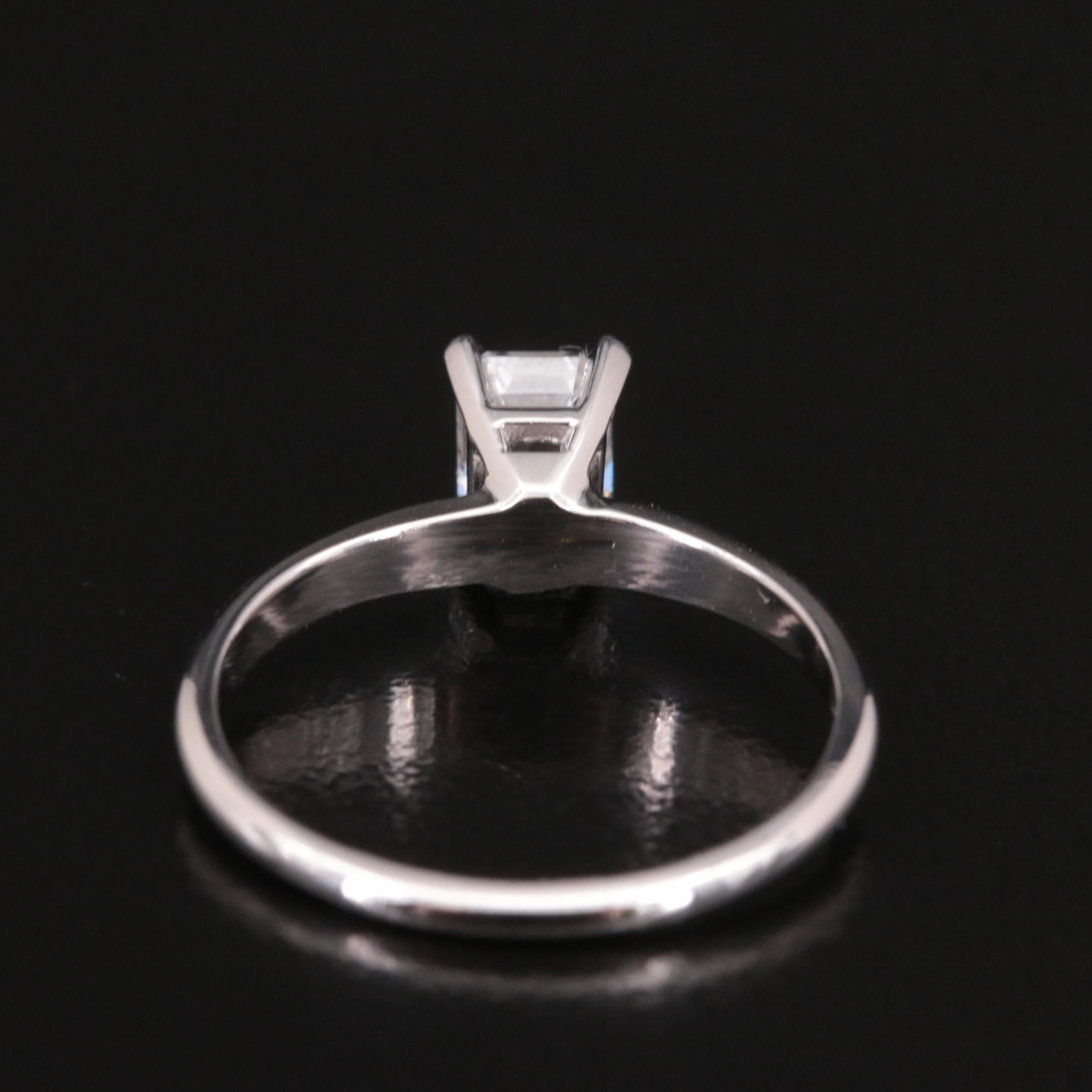 14K 0.92 CT Lab Grown Diamond Solitaire Ring