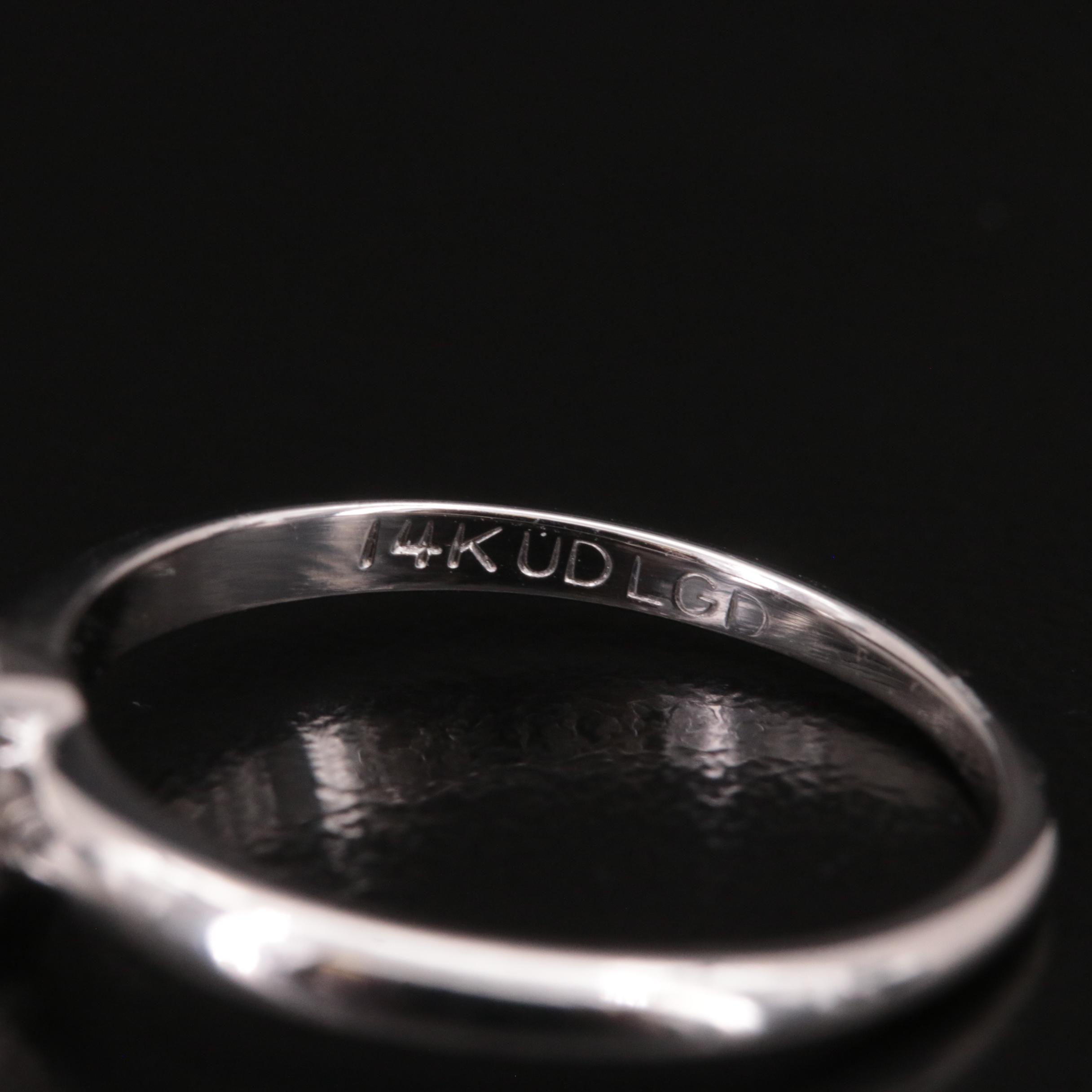 14K 0.92 CT Lab Grown Diamond Solitaire Ring