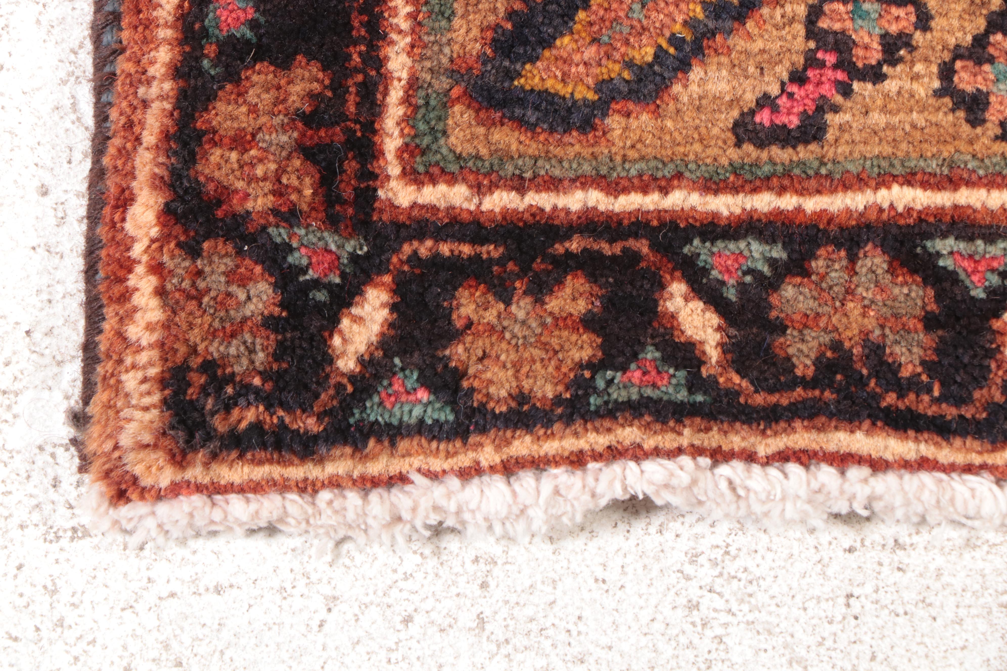 3'9 x 14'3 Hand-Knotted Persian Veramin Long Rug