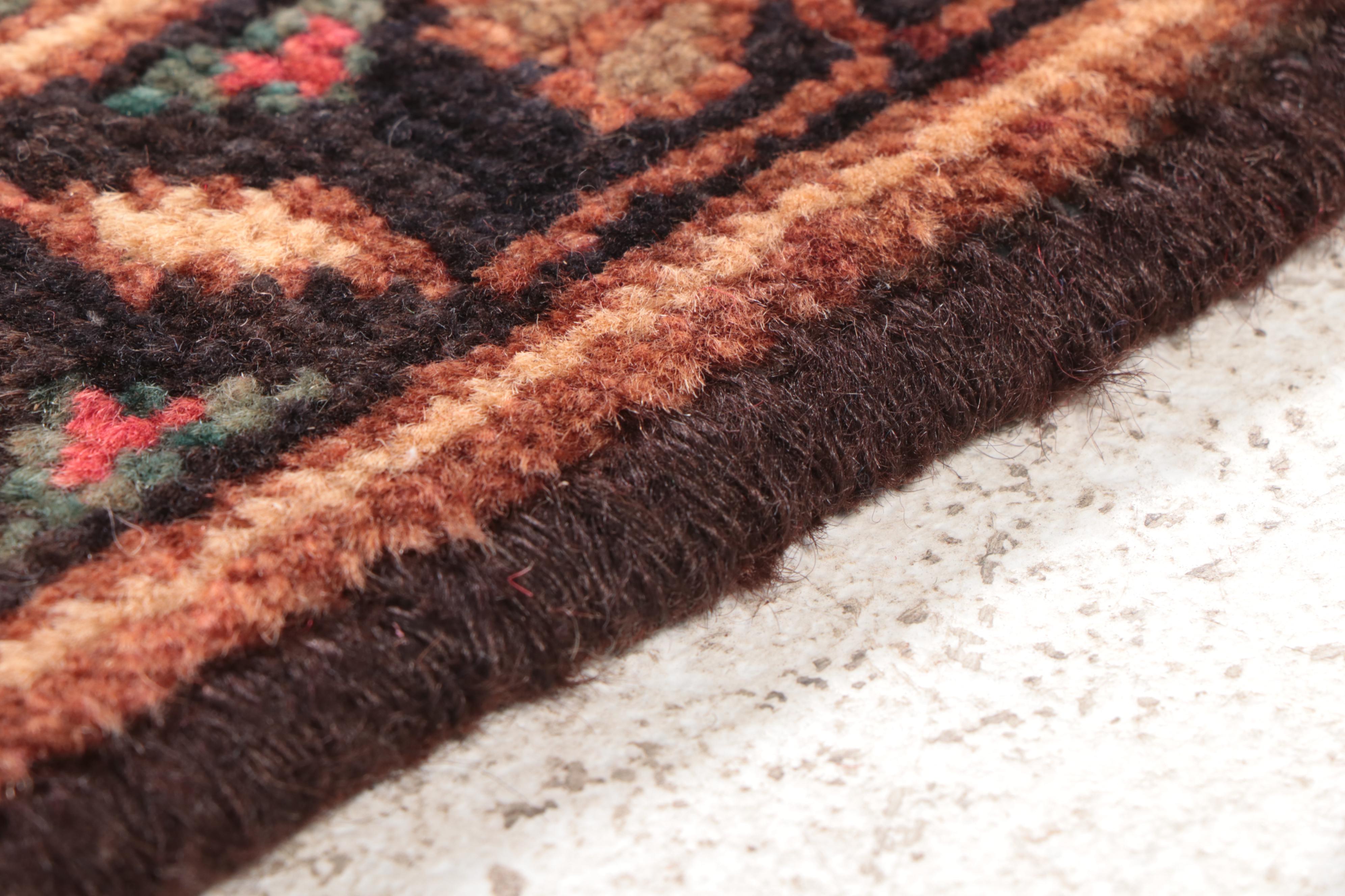 3'9 x 14'3 Hand-Knotted Persian Veramin Long Rug