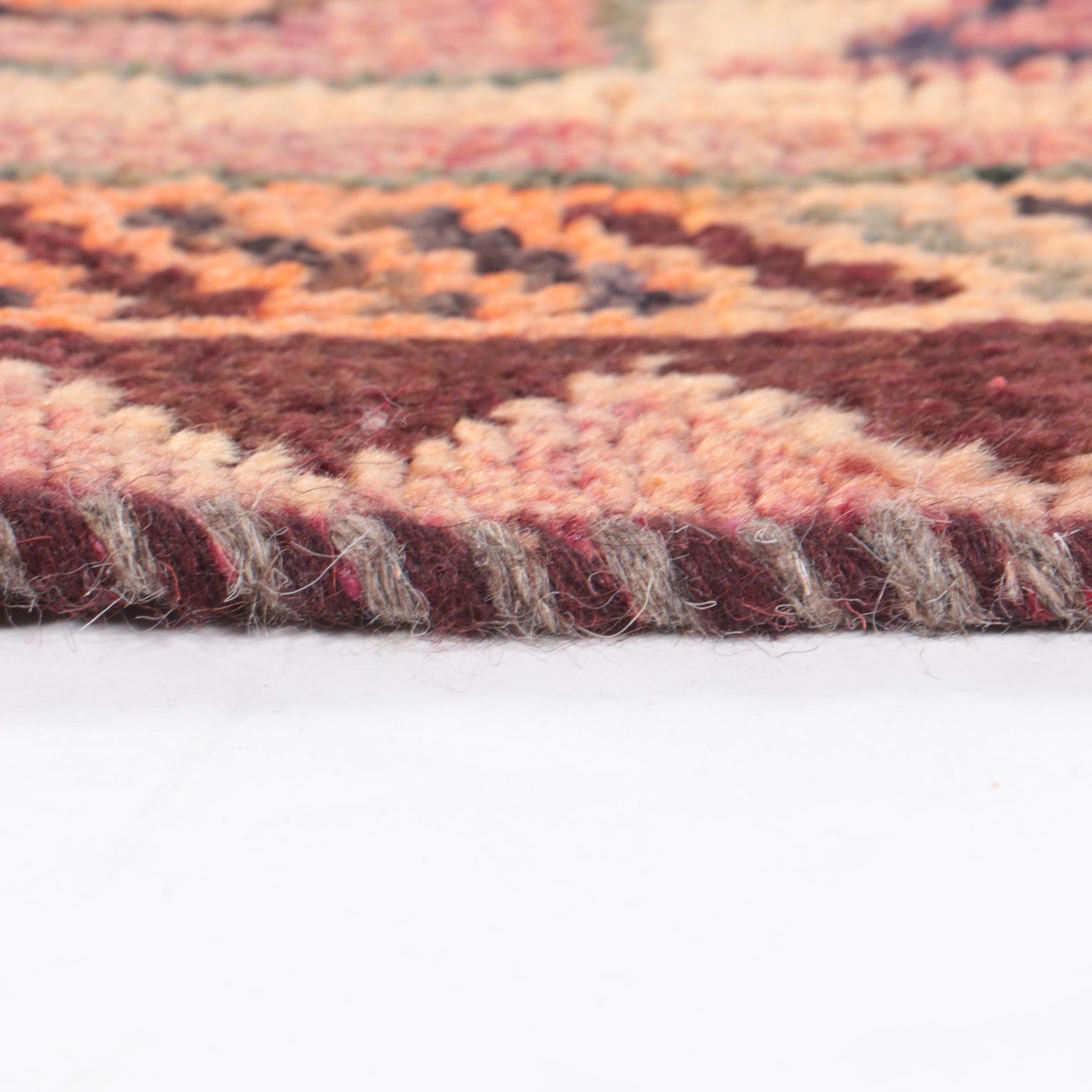 4'4 x 9' Hand-Knotted Persian Yalameh Area Rug