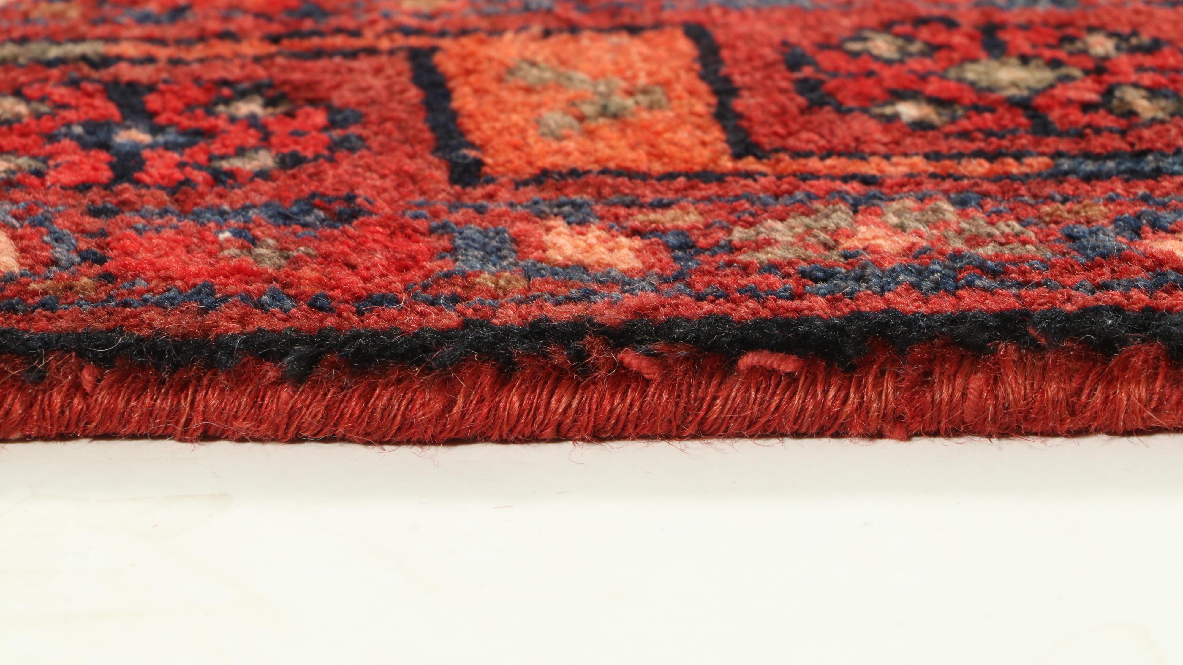 4'1 x 6'9 Hand-Knotted Signed Persian Kolyai Area Rug