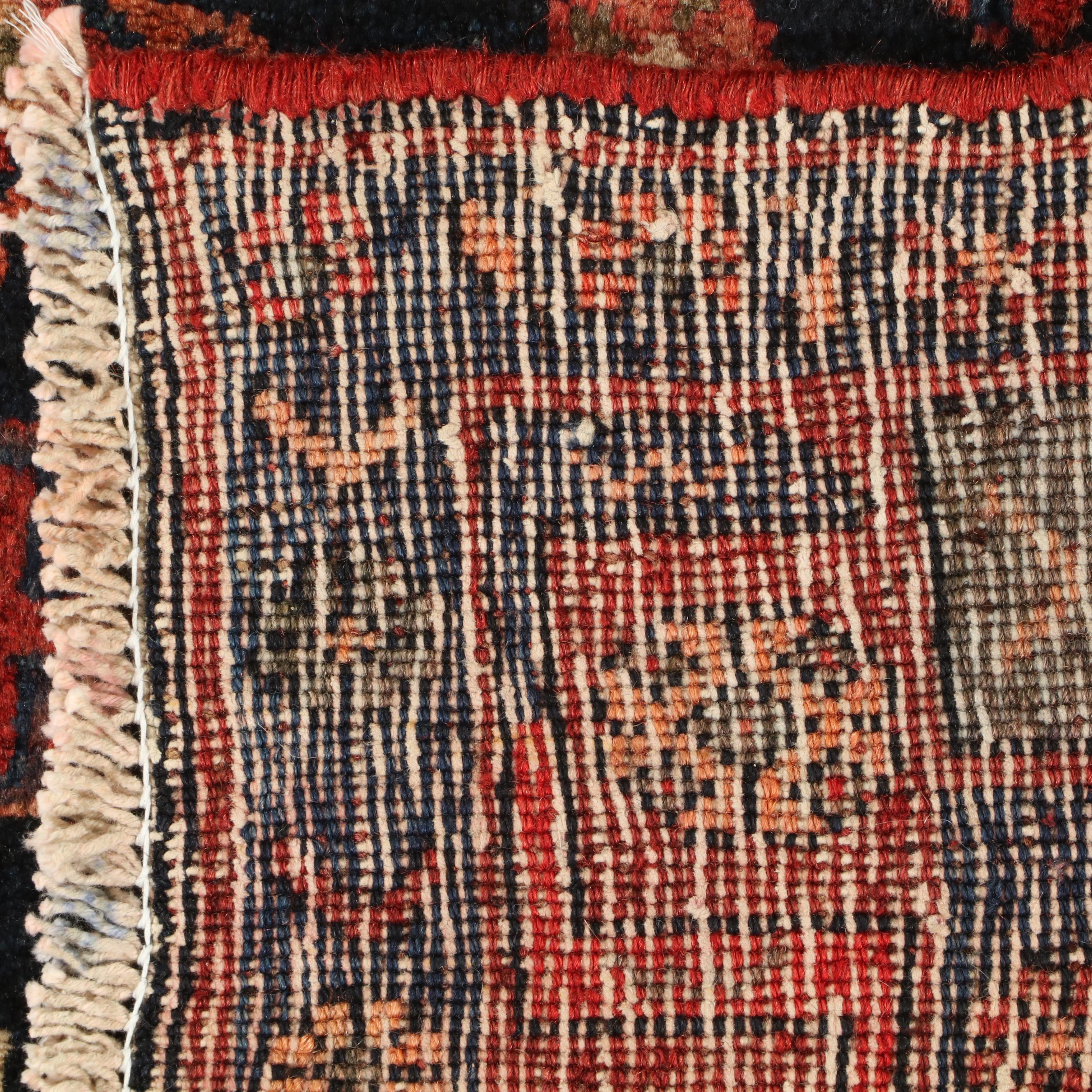 4'1 x 6'9 Hand-Knotted Signed Persian Kolyai Area Rug