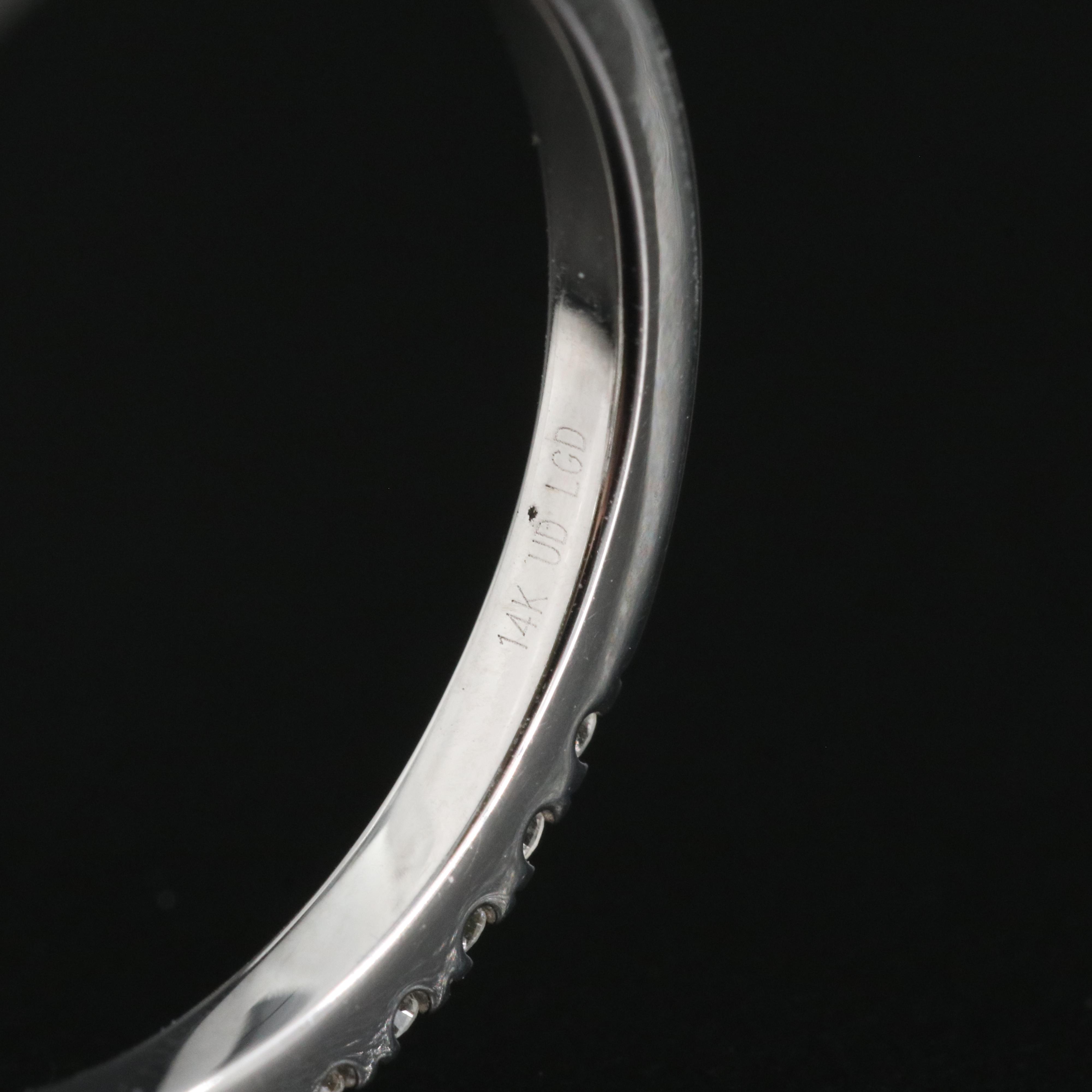 14K 4.01 CTW Lab Grown Diamond Halo Ring Set with Online IGI Report