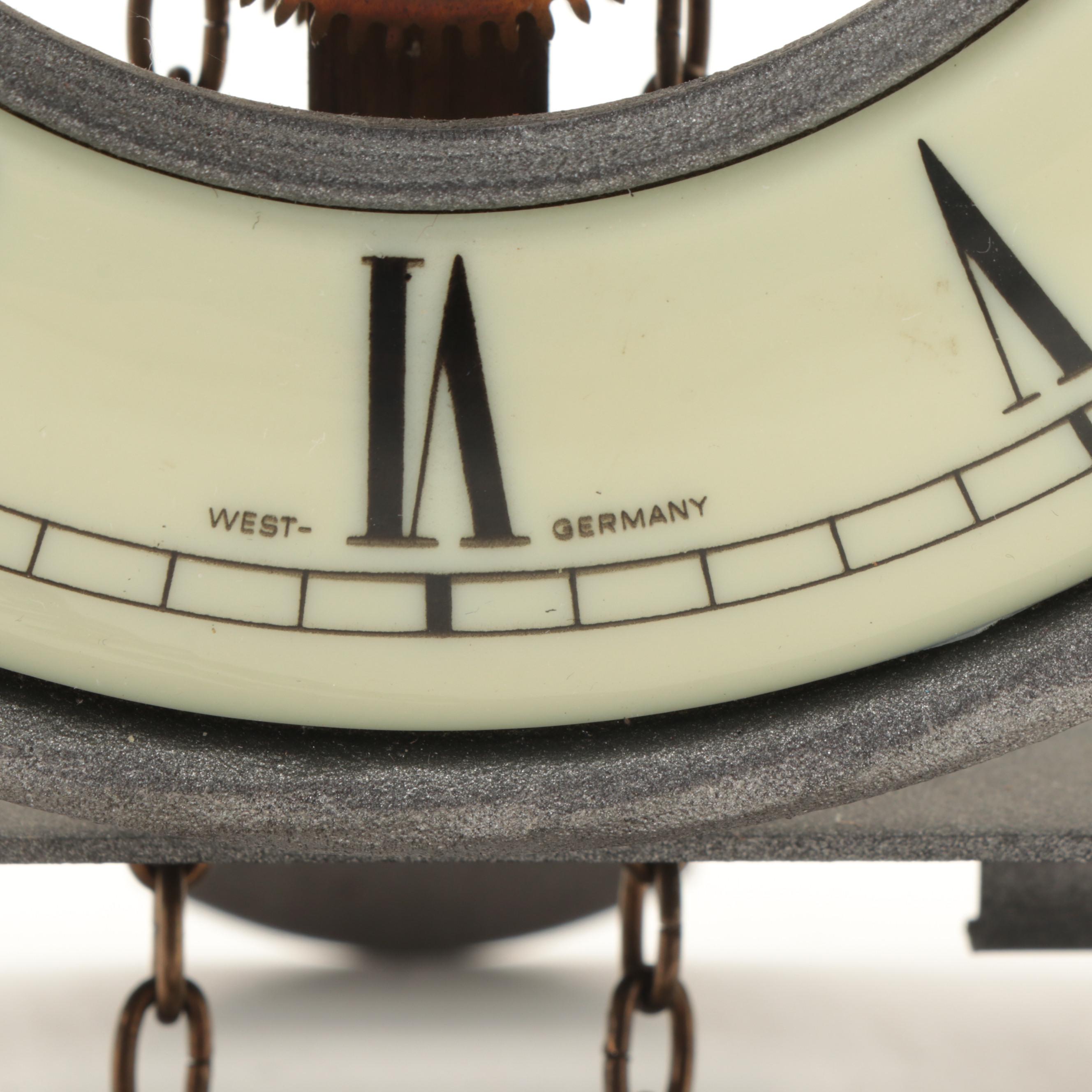 Tempus Fugit West German Skeleton Clock