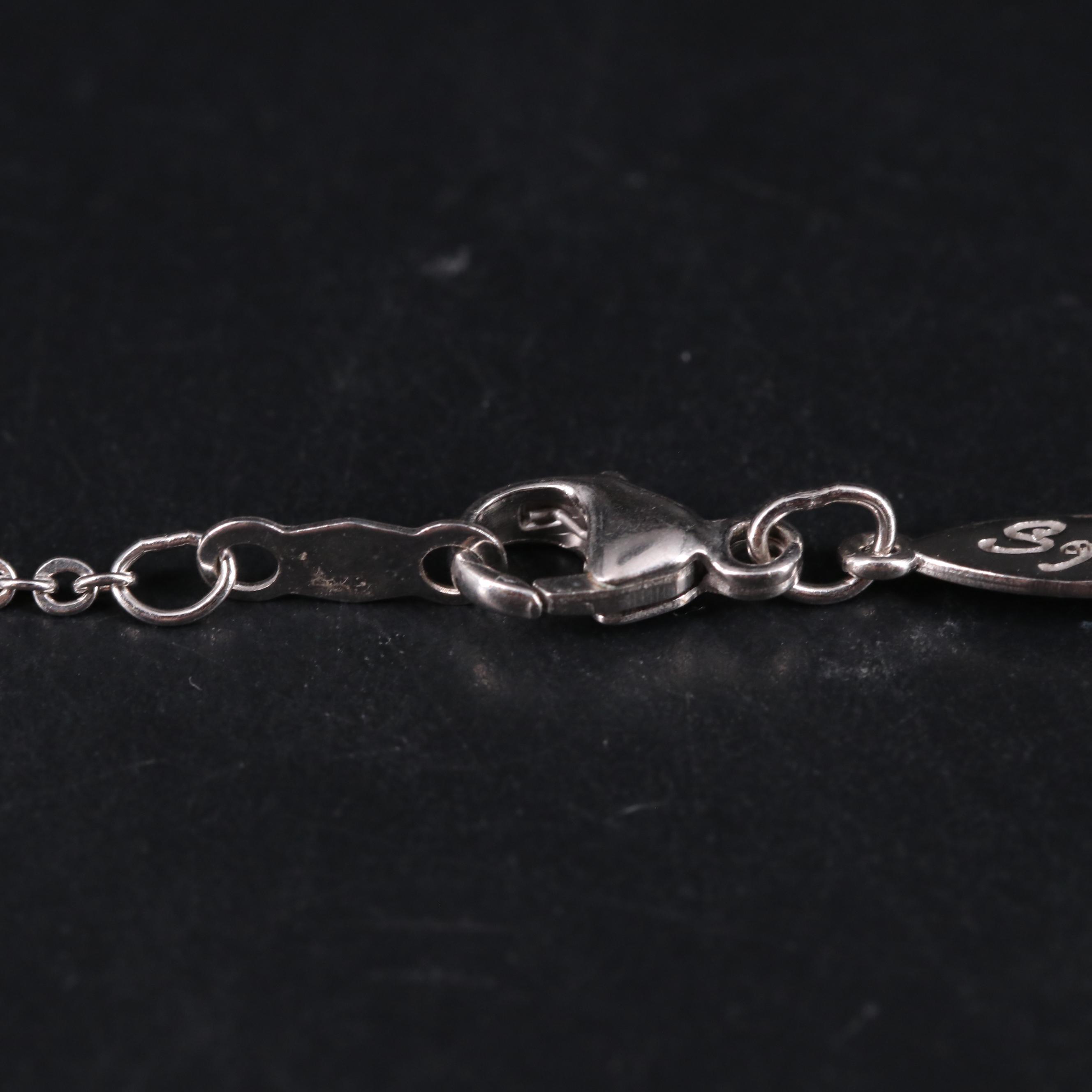 Sterling Silver Amethyst Cross Necklace