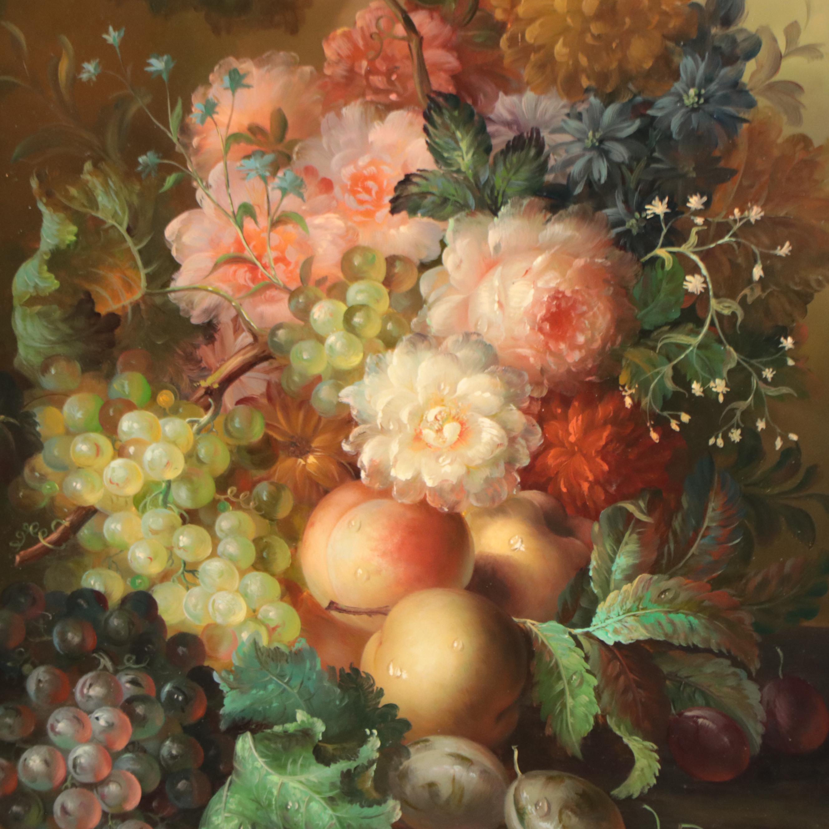 Dutch Style Floral Still Life Oil Painting